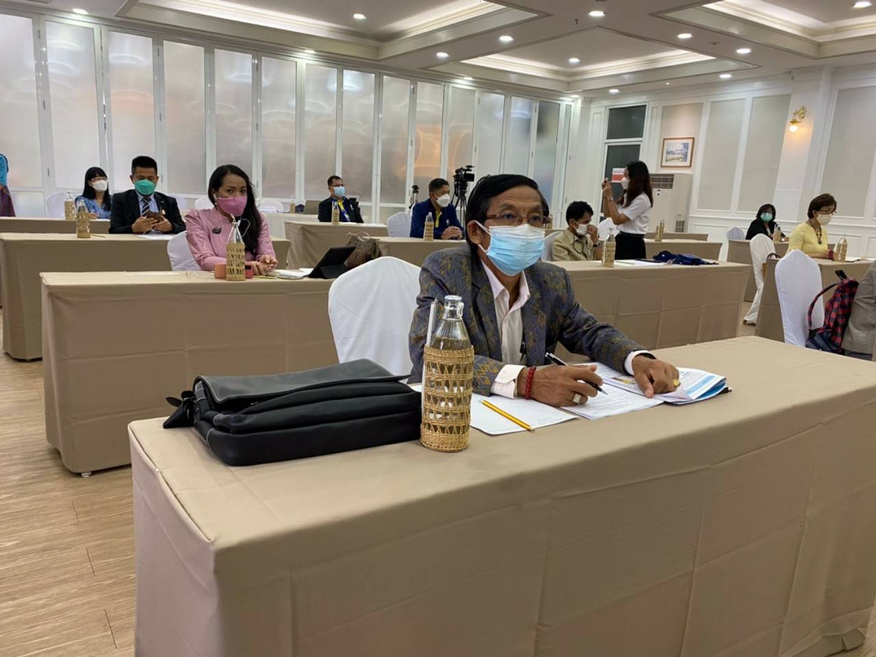 พช.ขอนแก่น : ประชุมเชิงปฏิบัติการจัดทำแผนพัฒนาเมืองหัตถกรรมโลกแห่งผ้ามัดหมี่สู่การท่องเที่ยว ในสถานการณ์แพร่ระบาดของโรคติดเชื้อไวรัสโคโรน่า 2019