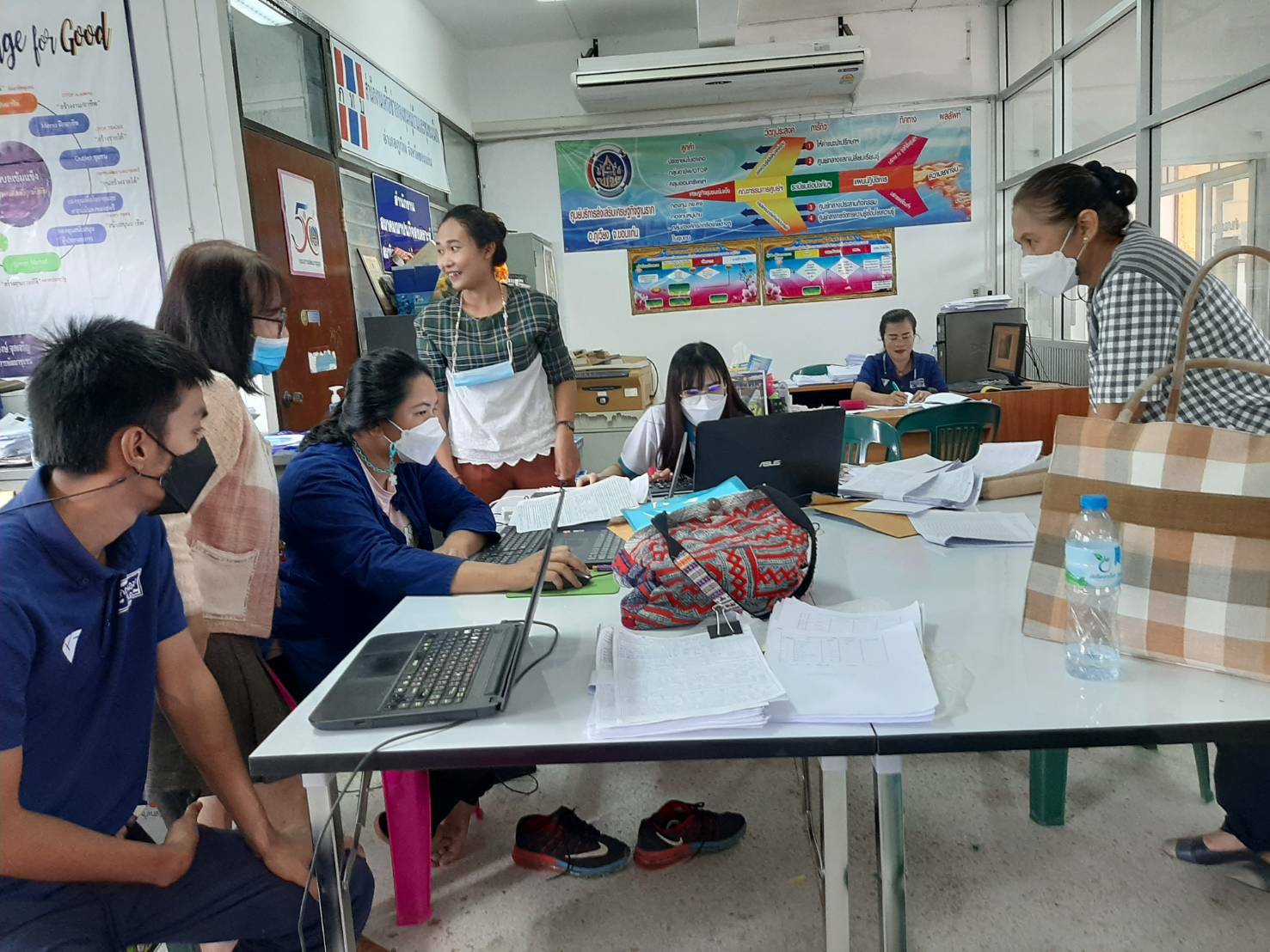 พช.ขอนแก่น : ติดตามและสนับสนุนอาสาสมัครจัดเก็บข้อมูล จปฐ./กชช.2ค ด้วยเครื่องมืออิเล็กทรอนิกส์ ประจำปี 2564