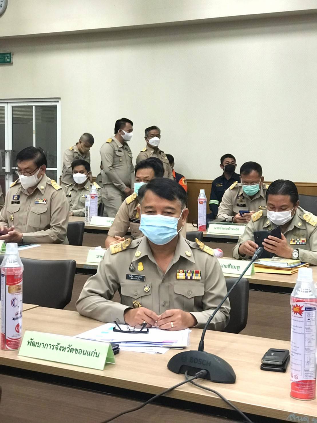  พช.ขอนแก่น : ร่วมประชุมหัวหน้าส่วนราชการ หัวหน้าหน่วยงานรัฐวิสาหกิจ จังหวัดขอนแก่น ประจำเดือนตุลาคม 2564 (ครั้งที่ 10/2564) 