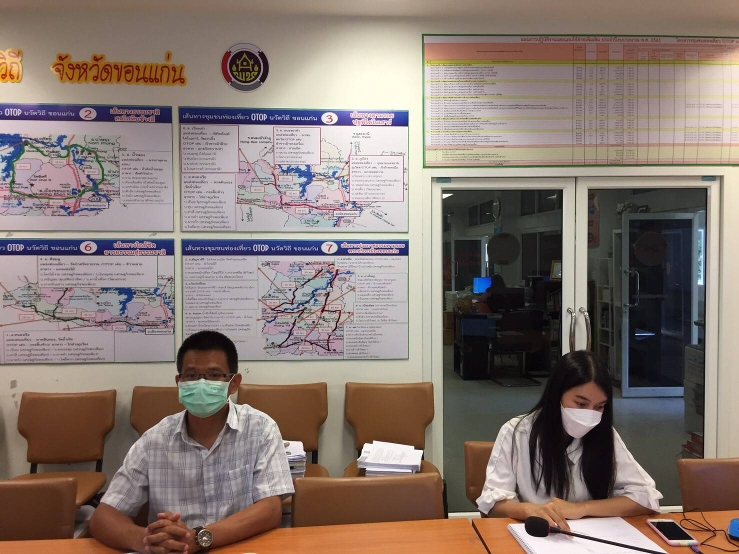 พช.ขอนแก่น : ประชุมคณะกรรมการและผู้เกี่ยวข้องโครงการพัฒนาพื้นที่ต้นแบบ “โคก หนอง นา พุทธอารยเกษตร มจร.ขอนแก่น