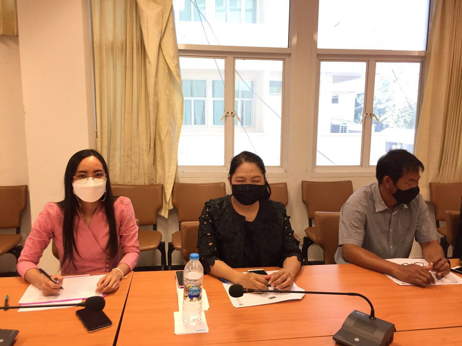 พช.ขอนแก่น : ประชุมคณะกรรมการและผู้เกี่ยวข้องโครงการพัฒนาพื้นที่ต้นแบบ “โคก หนอง นา พุทธอารยเกษตร มจร.ขอนแก่น