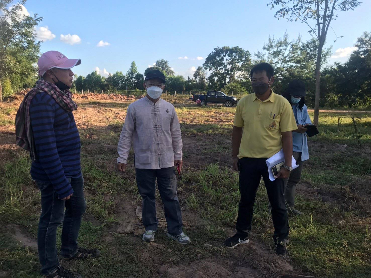 พช.ขอนแก่น : เดินหน้าปรับขุดพื้นที่ “โคก หนอง นา พุทธอารยเกษตร มจร. ขอนแก่น”