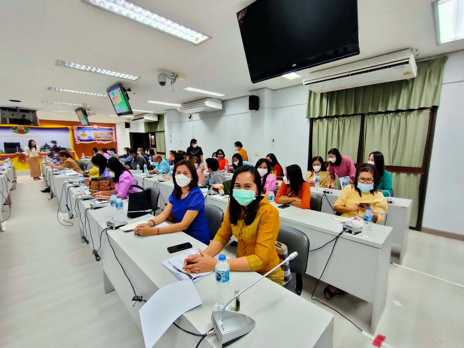 พช.ขอนแก่น : ประชุมมอบนโยบายและแนวทางการดำเนินงานพัฒนาชุมชนจังหวัดขอนแก่น ประจำปีงบประมาณ 2565