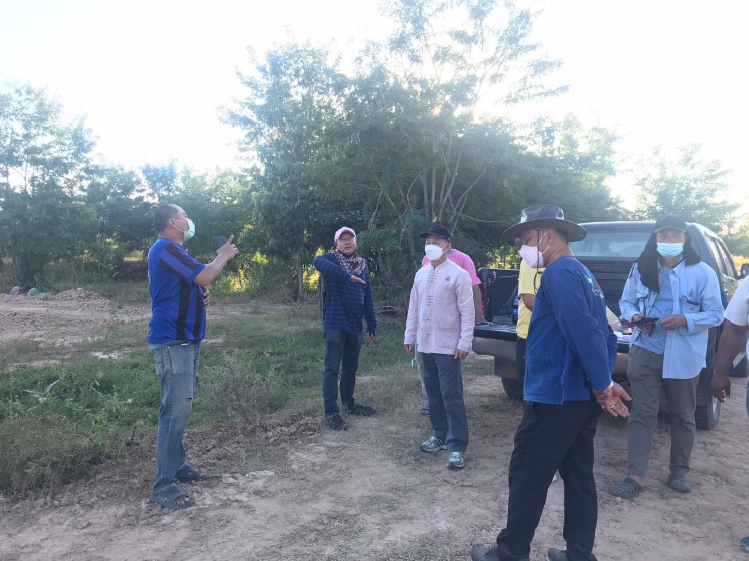 พช.ขอนแก่น : เดินหน้าปรับขุดพื้นที่ “โคก หนอง นา พุทธอารยเกษตร มจร. ขอนแก่น”
