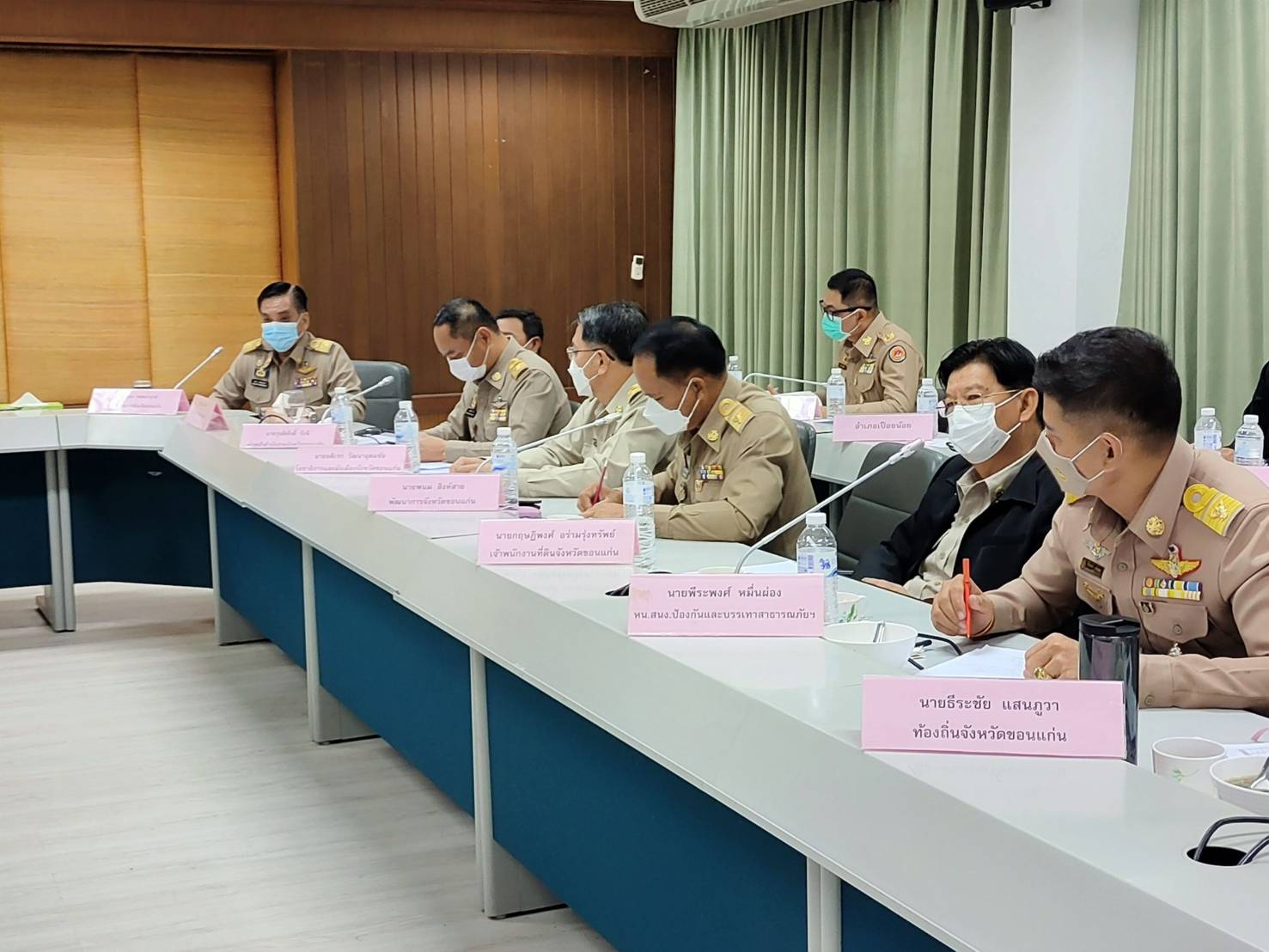 พช.ขอนแก่น : ร่วมประชุมนายอำเภอและหัวหน้า ส่วนราชการสังกัดกระทรวงมหาดไทย ประจำเดือนพฤศจิกายน 2564 