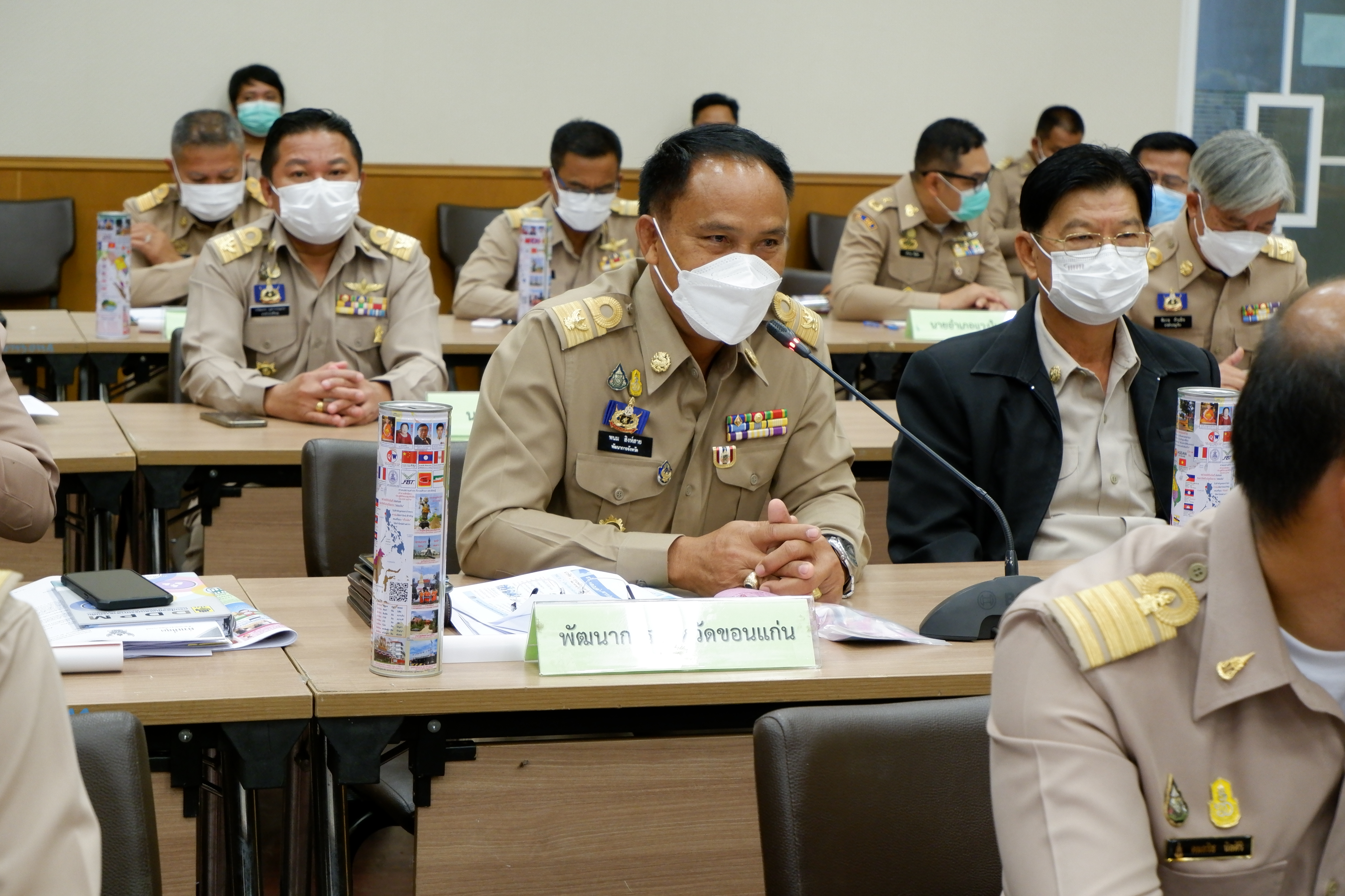 พช.ขอนแก่น : ร่วมประชุมหัวหน้าส่วนราชการ หัวหน้าหน่วยงานรัฐวิสาหกิจ จังหวัดขอนแก่น