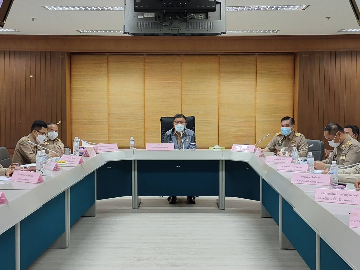 พช.ขอนแก่น : ร่วมประชุมนายอำเภอและหัวหน้า ส่วนราชการสังกัดกระทรวงมหาดไทย ประจำเดือนพฤศจิกายน 2564 