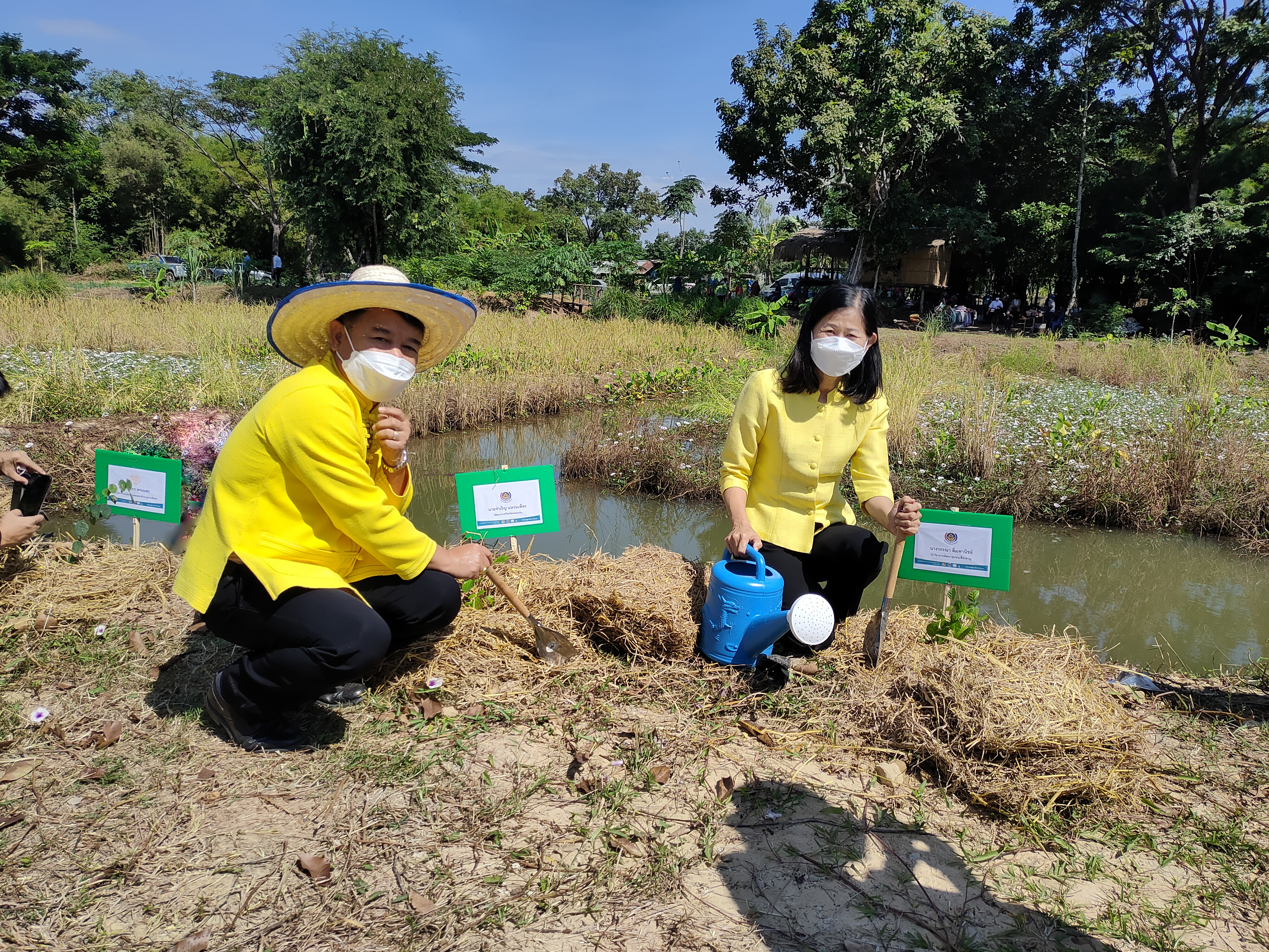 ประธานสภาพัฒฯ ชื่นชม พื้นที่ต้นแบบโคกหนองนา พช. ที่ขอนแก่น