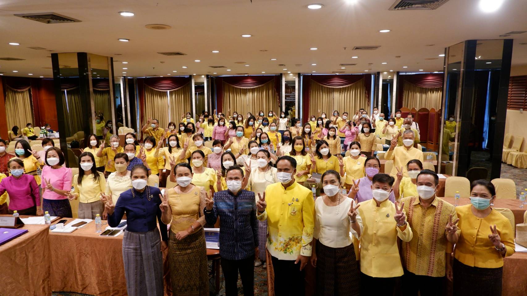 พช.ขอนแก่น :  ประชุมมอบแนวทางการขับเคลื่อนงานพัฒนาชุมชนจังหวัดขอนแก่น ประจำปีงบประมาณ พ.ศ. 2565