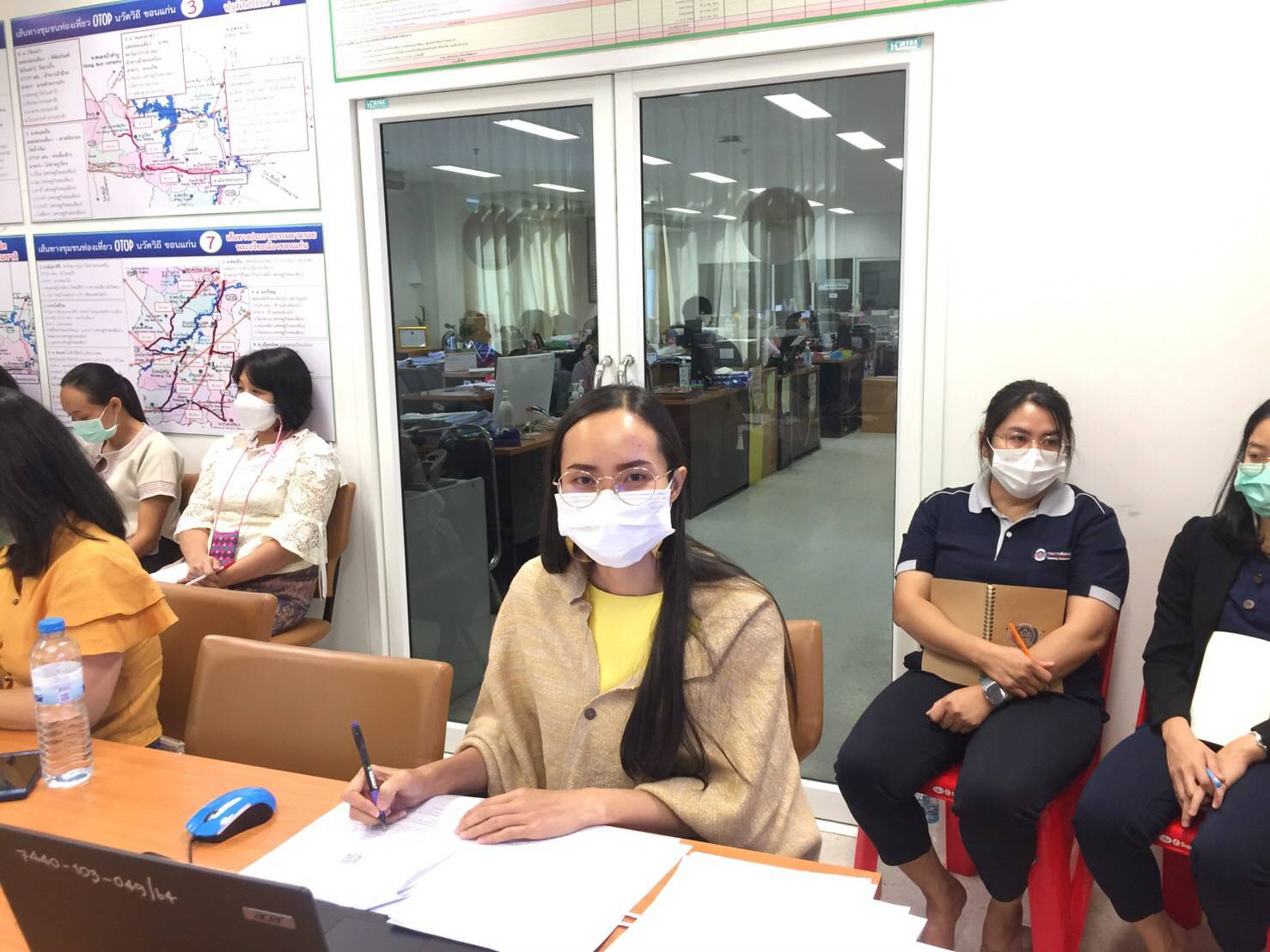 พช.ขอนแก่น : ประชุมผู้อำนวยการกลุ่มงาน นักวิชาการพัฒนาชุมชนจังหวัด เพื่อประสานแผนการดำเนินงานพัฒนาชุมชนจังหวัดขอนแก่น ประจำเดือนธันวาคม 2564