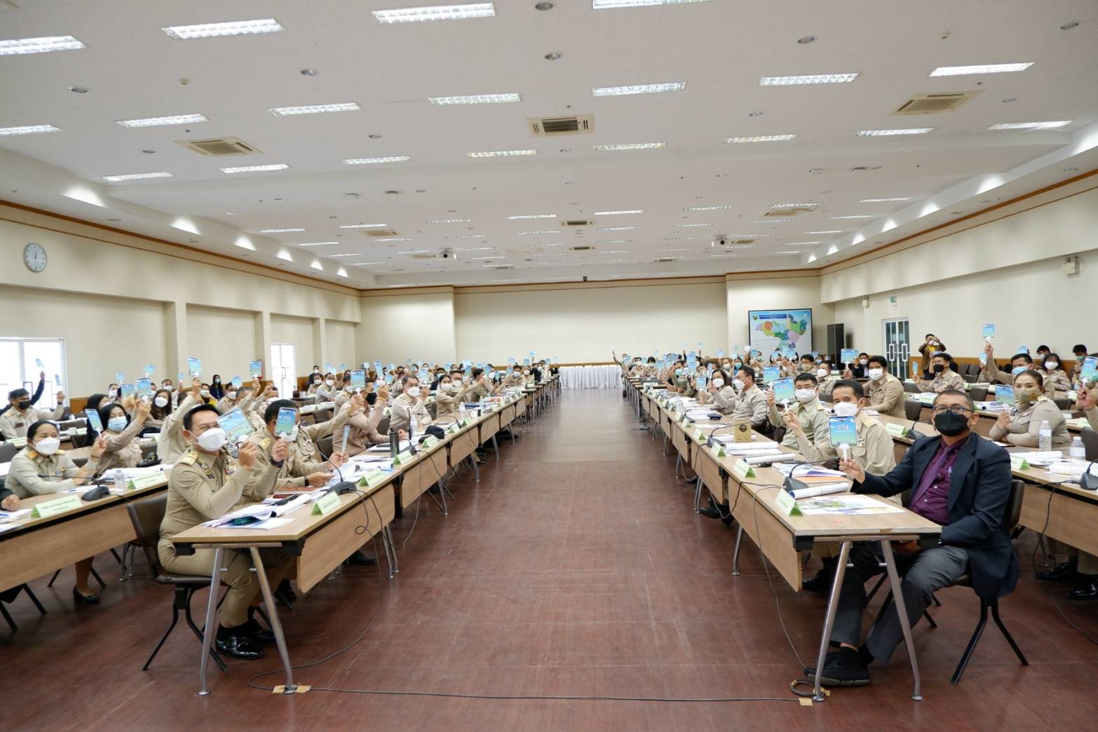 พช.ขอนแก่น : ร่วมประชุมหัวหน้าส่วนราชการ หัวหน้าหน่วยงานรัฐวิสาหกิจ จังหวัดขอนแก่น ครั้งที่ 12/2564