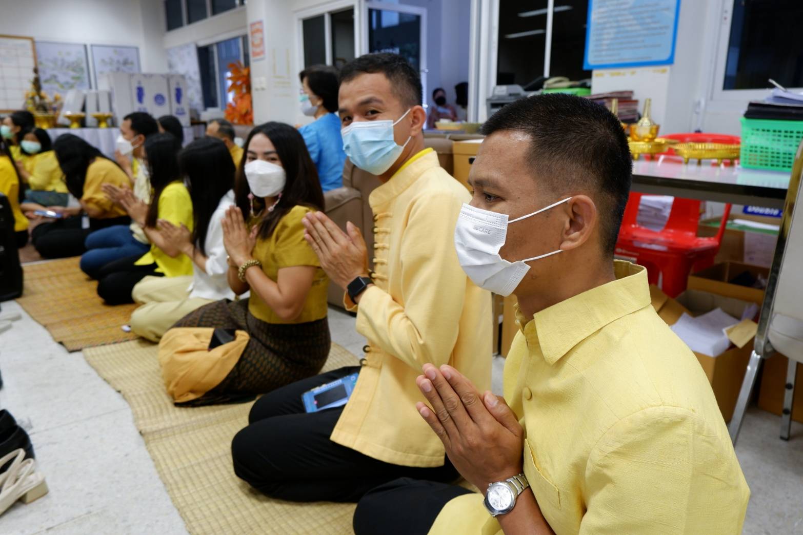 พช.ขอนแก่น : ทำบุญสำนักงานพัฒนาชุมชนจังหวัดขอนแก่น และพิธีมอบ”พระพุทธพัฒนปชานาถ”
