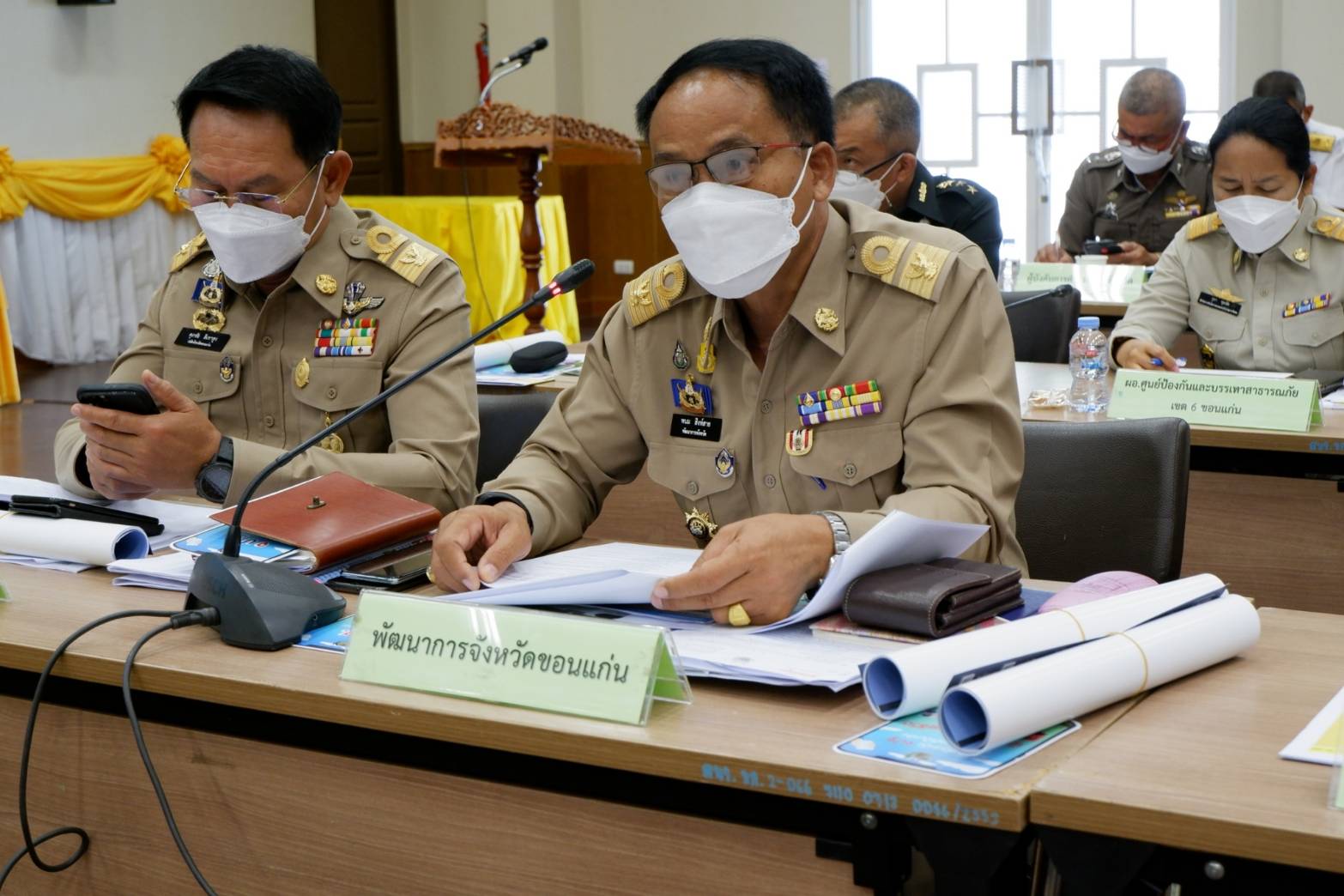 พช.ขอนแก่น : ร่วมประชุมหัวหน้าส่วนราชการ หัวหน้าหน่วยงานรัฐวิสาหกิจ จังหวัดขอนแก่น ครั้งที่ 12/2564