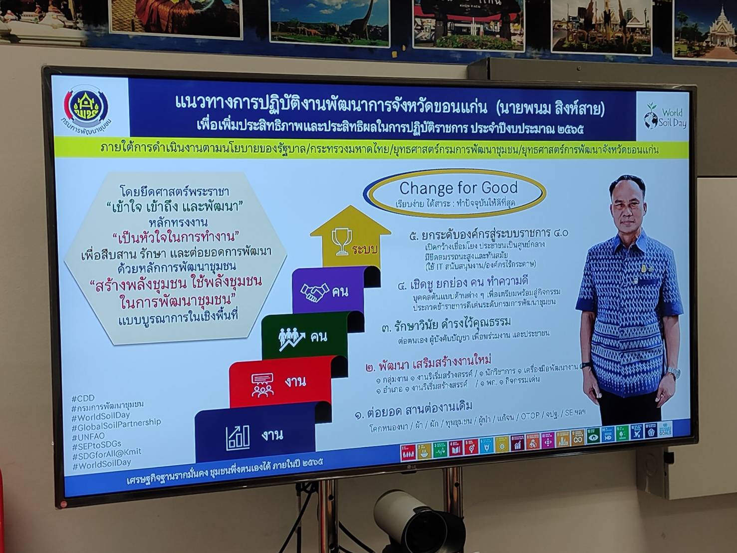 พช.ขอนแก่น : ประชุมผู้อำนวยการกลุ่มงาน นักวิชาการพัฒนาชุมชนจังหวัด เพื่อประสานแผนการดำเนินงานพัฒนาชุมชนจังหวัดขอนแก่น ประจำเดือนธันวาคม 2564