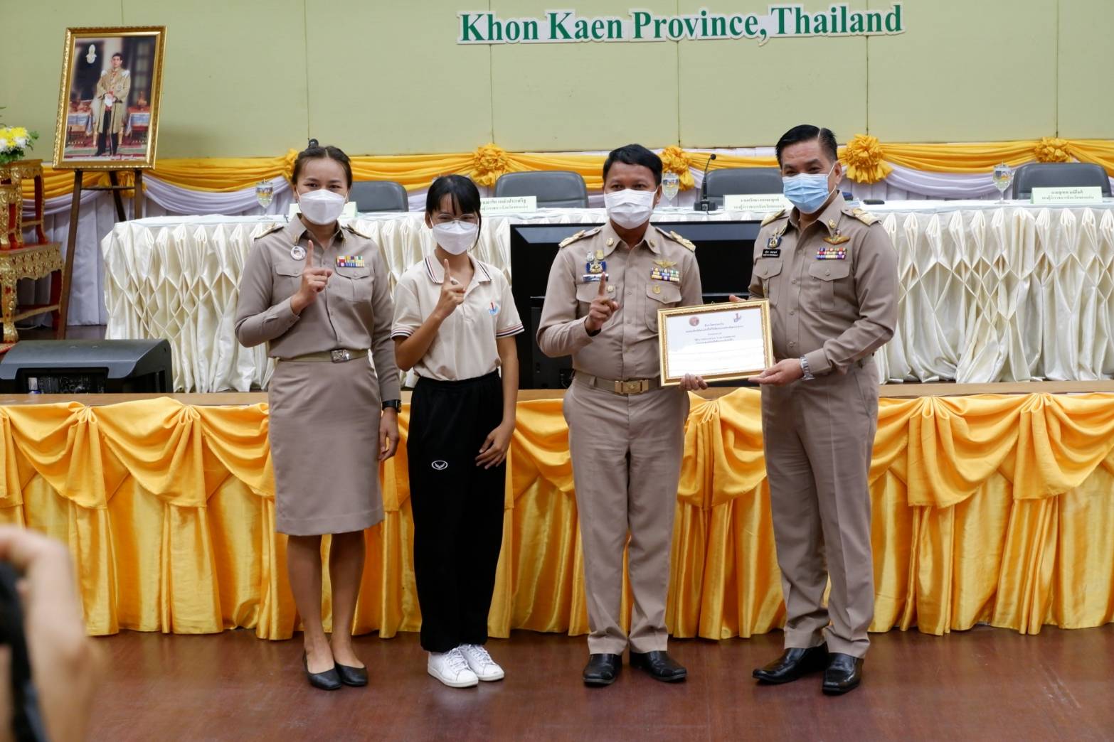 พช.ขอนแก่น : ร่วมประชุมหัวหน้าส่วนราชการ หัวหน้าหน่วยงานรัฐวิสาหกิจ จังหวัดขอนแก่น ครั้งที่ 12/2564