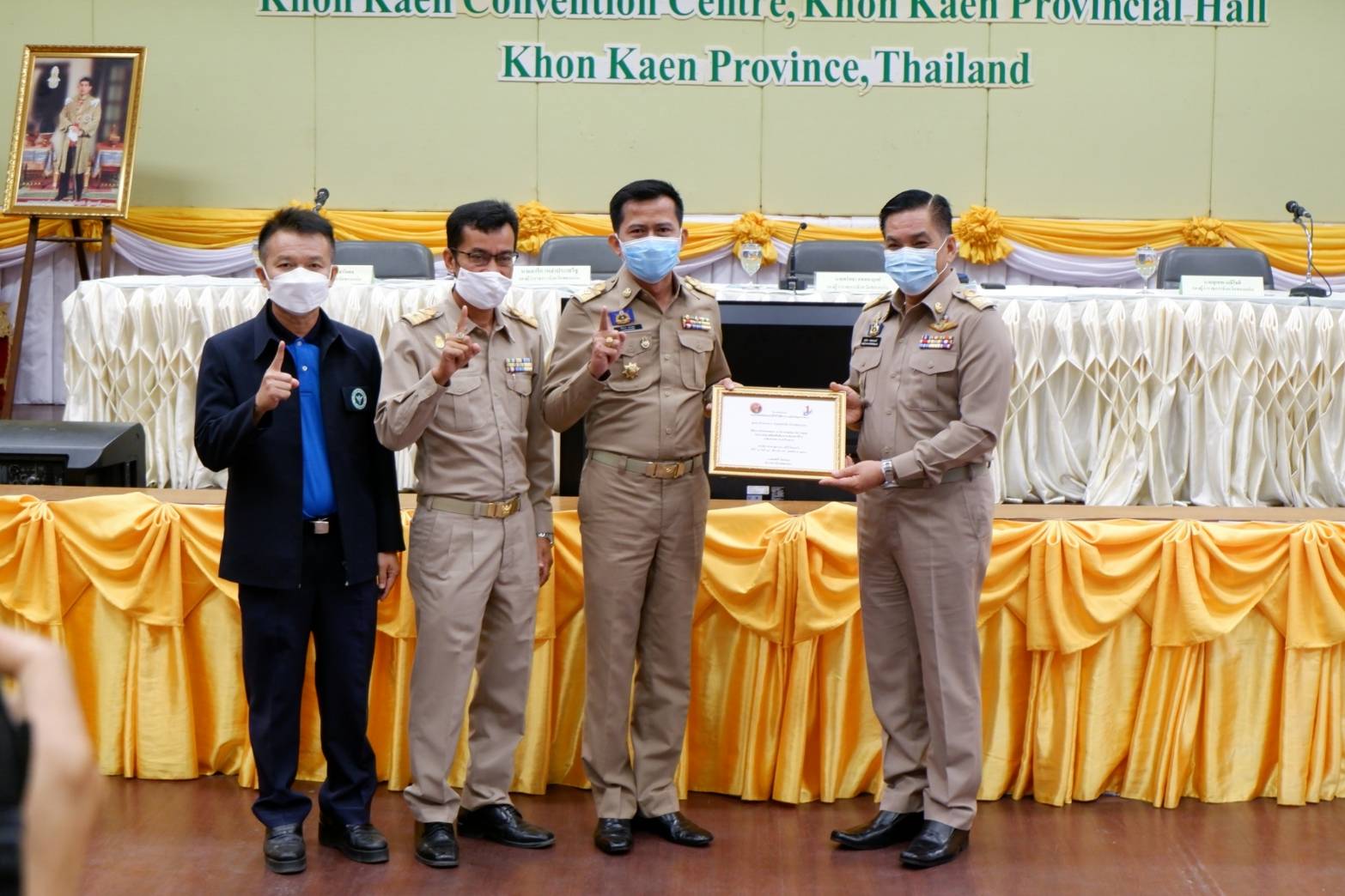 พช.ขอนแก่น : ร่วมประชุมหัวหน้าส่วนราชการ หัวหน้าหน่วยงานรัฐวิสาหกิจ จังหวัดขอนแก่น ครั้งที่ 12/2564
