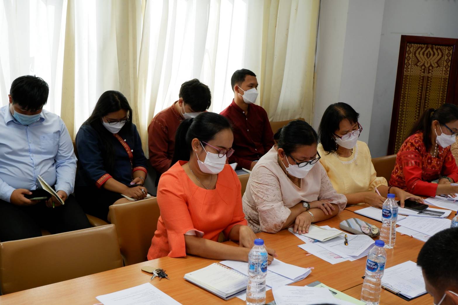 พช.ขอนแก่น : ประชุมผู้อำนวยการกลุ่มงาน นักวิชาการพัฒนาชุมชนจังหวัด เพื่อประสานแผนการดำเนินงานพัฒนาชุมชนจังหวัดขอนแก่น ประจำเดือนธันวาคม 2564