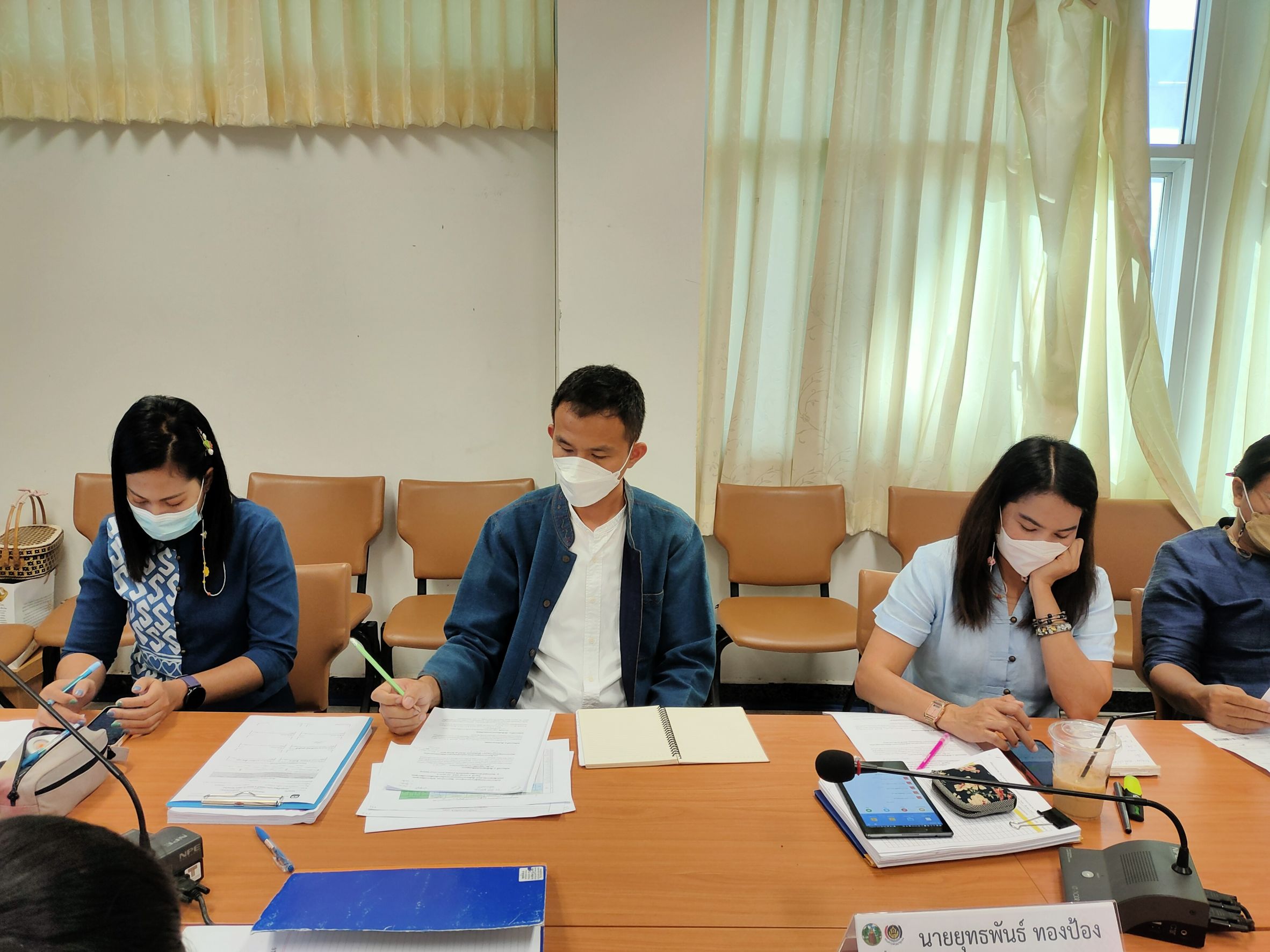 พช.ขอนแก่น : ประชุมผู้อำนวยการกลุ่มงาน  พัฒนาการอำเภอ นักวิชาการพัฒนาชุมชน ประจำเดือนมกราคม 2565 เพื่อติดตามงานและประสานงานในการขับเคลื่อนงานพัฒนาชุมชน