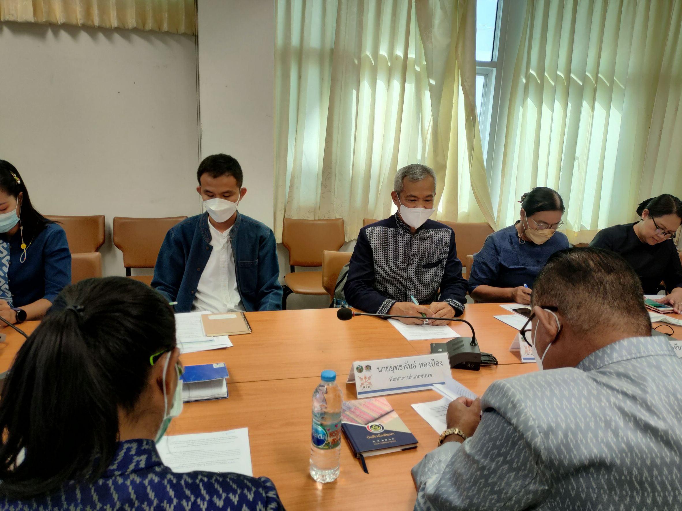 พช.ขอนแก่น : ประชุมผู้อำนวยการกลุ่มงาน  พัฒนาการอำเภอ นักวิชาการพัฒนาชุมชน ประจำเดือนมกราคม 2565 เพื่อติดตามงานและประสานงานในการขับเคลื่อนงานพัฒนาชุมชน