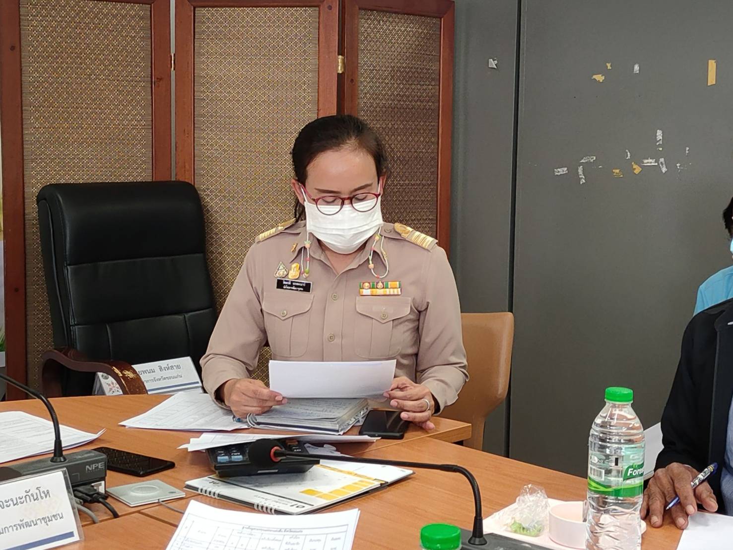 พช.ขอนแก่น : ประชุมคณะกรรมการเครือข่ายกองทุนแม่ของแผ่นดินจังหวัดขอนแก่น ครั้งที่1/2565