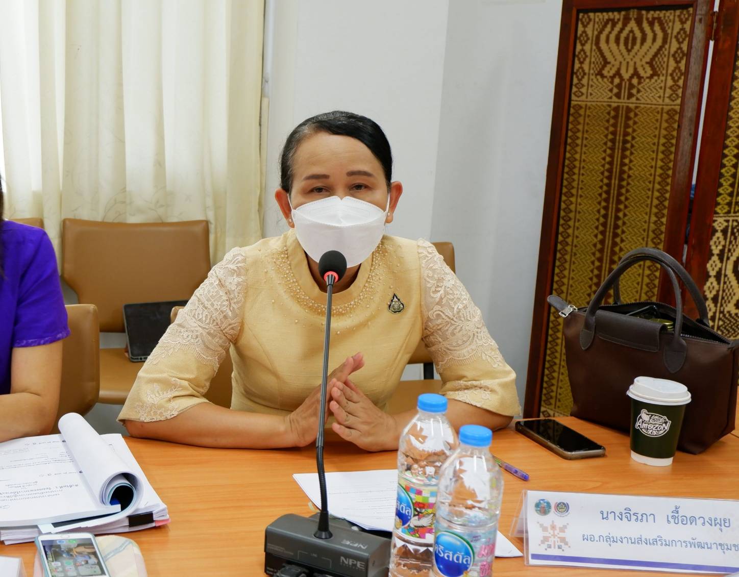 พช. ประชุมพิจารณาจัดทำข้อตกลงการปฏิบัติราชการและการประเมินผลการปฏิบัติราชการ ของข้าราชการกรมการพัฒนาชุมชน จังหวัดขอนแก่น ประจำปีงบประมาณ พ.ศ. 2565