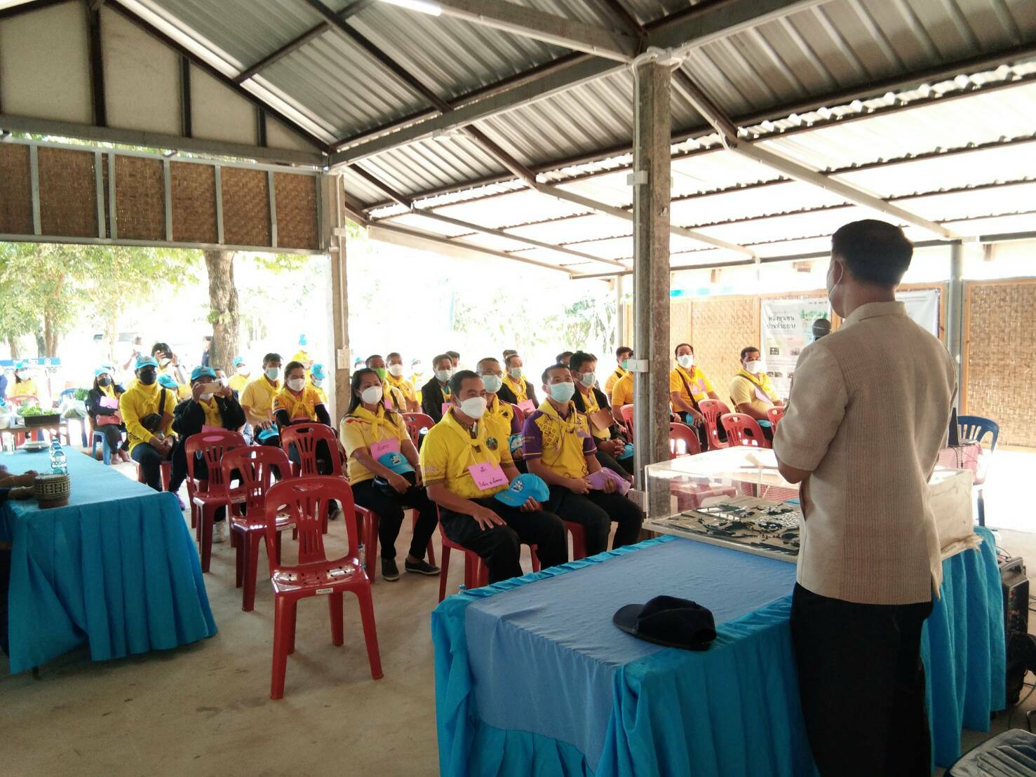 พช.ขอนแก่น : ต้อนรับคณะศึกษาดูงาน โครงการเทิดทูนสถาบันพระมหากษัตริย์และการเสริมสร้างความปรองดองสมานฉันท์ :กิจกรรมจิตอาสาศาสตร์พระราชากับความมั่นคงของชาติ