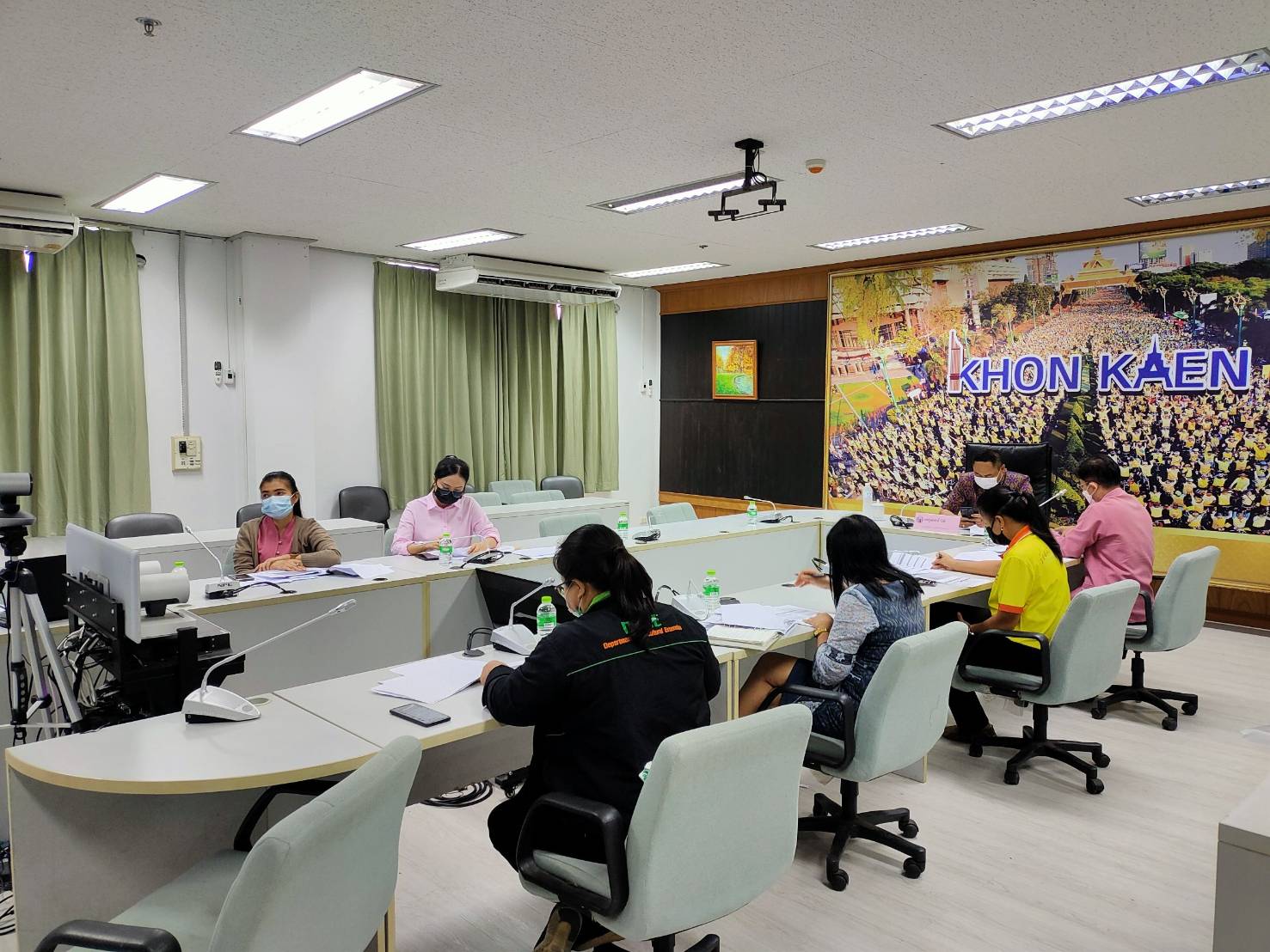 พช.ขอนแก่น : ร่วมประชุมการชี้แจงระบบรายงานผลการประเมินส่วนราชการตามมาตรการปรับปรุงประสิทธิภาพในการปฏิบัติราชการ (e-SAR) ของจังหวัด ประจำปีงบประมาณ พ.ศ. 2565