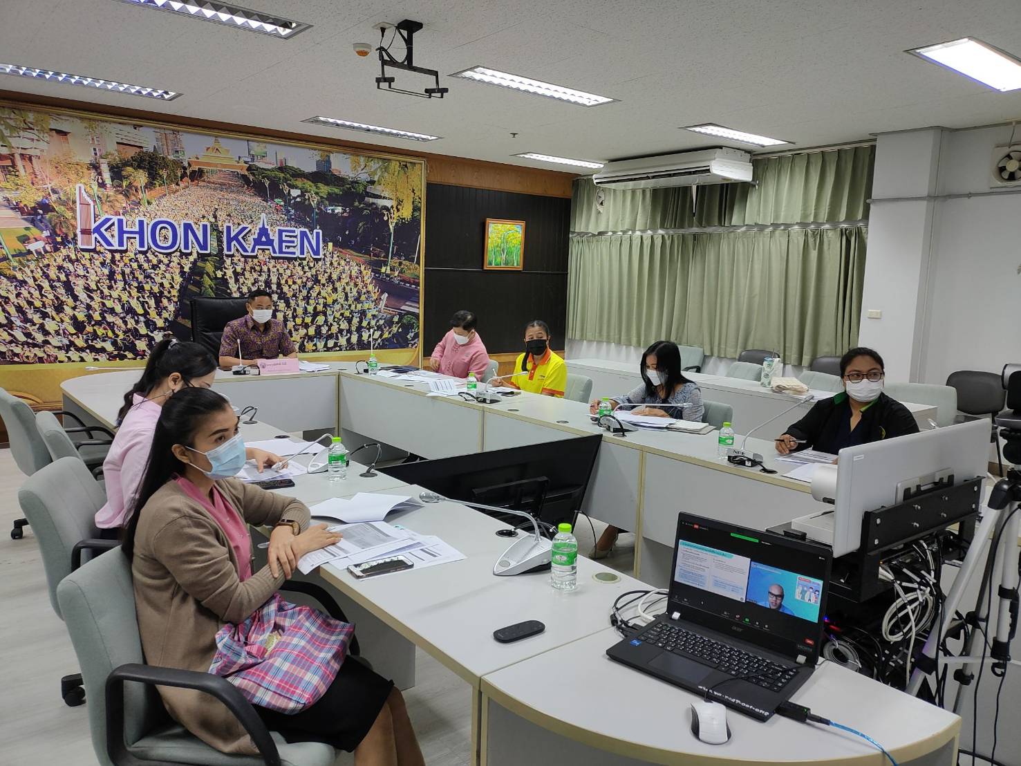 พช.ขอนแก่น : ร่วมประชุมการชี้แจงระบบรายงานผลการประเมินส่วนราชการตามมาตรการปรับปรุงประสิทธิภาพในการปฏิบัติราชการ (e-SAR) ของจังหวัด ประจำปีงบประมาณ พ.ศ. 2565