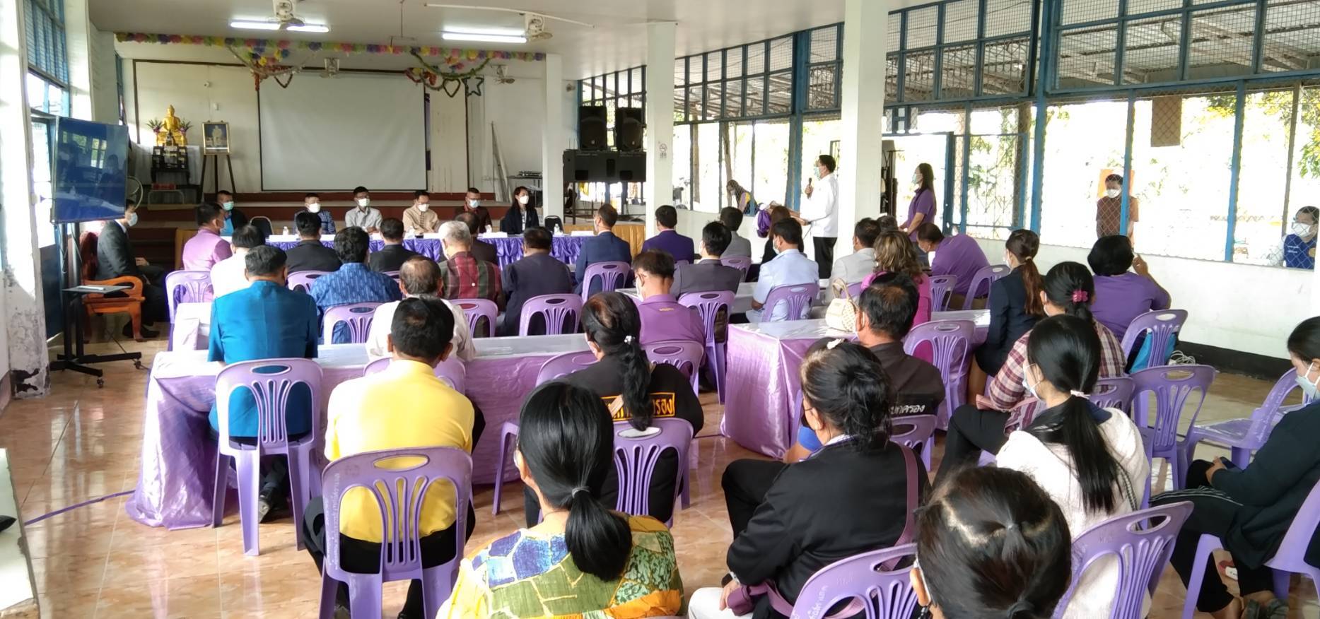 พช.ขอนแก่น : ร่วมตรวจประเมินผลงานโครงการ 1 จังหวัด 1 ศูนย์เรียนรู้โครงการอันเนื่องมาจากพระราชดำริต้นแบบ