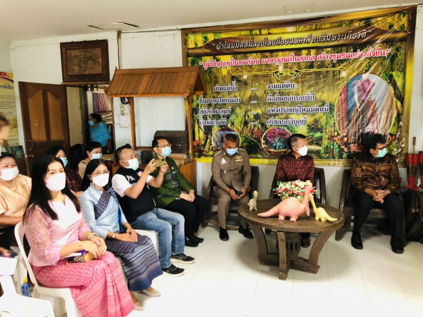 พช. ขอนแก่น : ร่วมต้อนรับคณะนักศึกษาหลักสูตรประกาศนียบัตรชั้นสูงการเสริมสร้างสังคมสันติสุข รุ่นที่ 12 (สสสส.12) สถาบันพระปกเกล้า