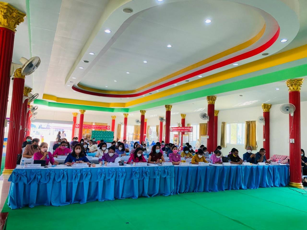 พช.ขอนแก่น : ประชุมผู้บริหารและนักวิชาการพัฒนาชุมชนจังหวัดและอำเภอ(สัญจร) เพื่อติดตามและประสานงานในการขับเคลื่อนงานพัฒนาชุมชน ประจำเดือนกุมภาพันธ์ 2565