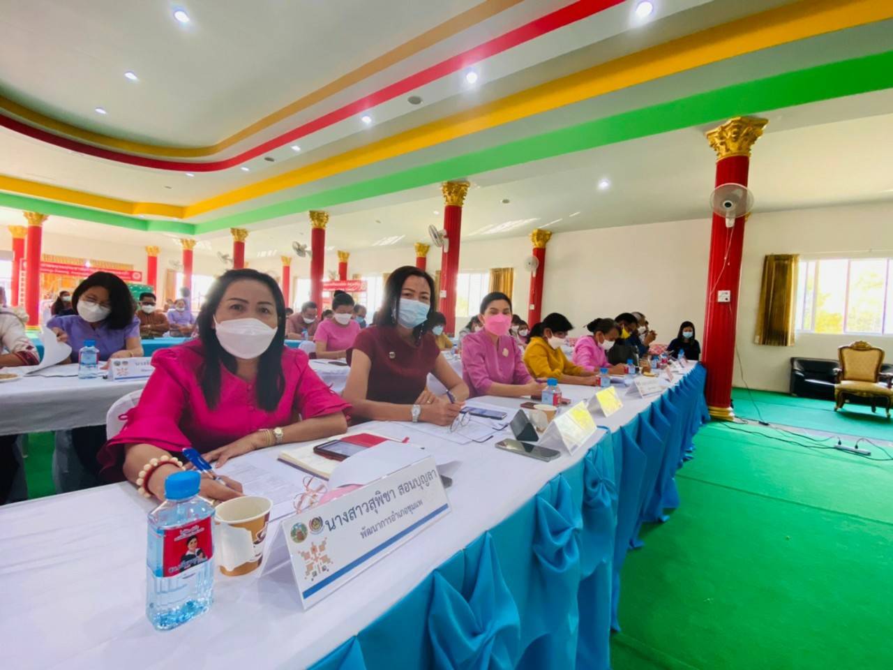 พช.ขอนแก่น : ประชุมผู้บริหารและนักวิชาการพัฒนาชุมชนจังหวัดและอำเภอ(สัญจร) เพื่อติดตามและประสานงานในการขับเคลื่อนงานพัฒนาชุมชน ประจำเดือนกุมภาพันธ์ 2565