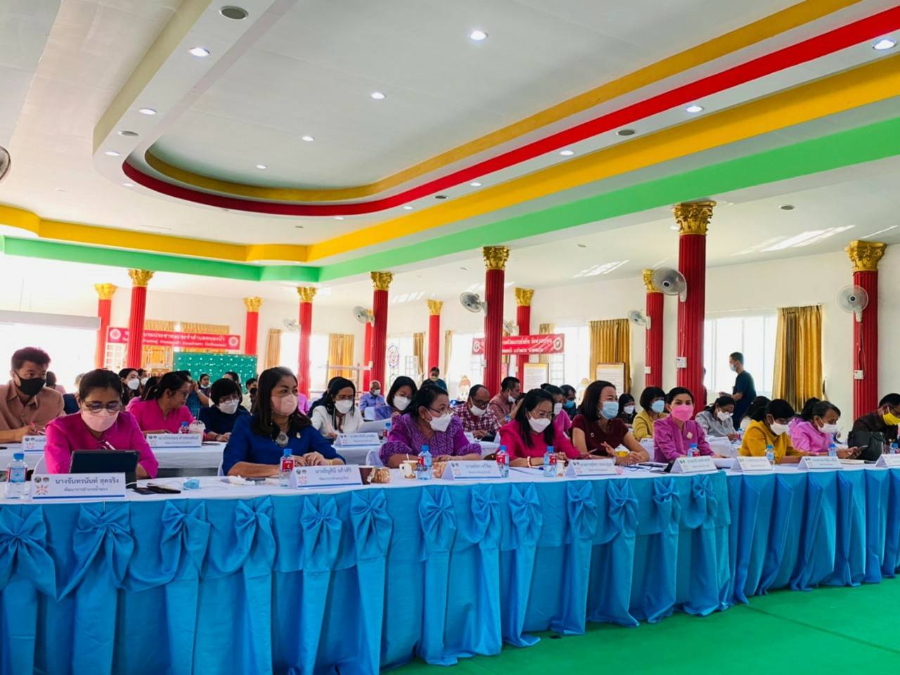 พช.ขอนแก่น : ประชุมผู้บริหารและนักวิชาการพัฒนาชุมชนจังหวัดและอำเภอ(สัญจร) เพื่อติดตามและประสานงานในการขับเคลื่อนงานพัฒนาชุมชน ประจำเดือนกุมภาพันธ์ 2565