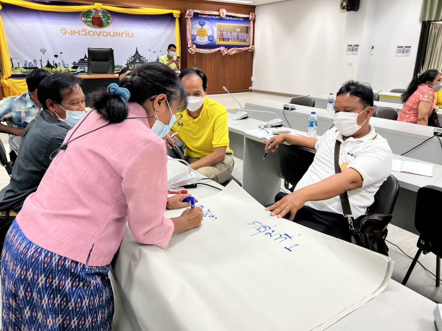 ผู้ตรวจราชการกรมการพัฒนาชุมชน ลงพื้นที่ตรวจเยี่ยมการขับเคลื่อนกิจกรรมพัฒนาชุมชน พร้อมมอบนโยบายแนวทางการดำเนินงาน ประจำปีงบประมาณ พ.ศ. 2565 ในพื้นที่จังหวัดขอนแก่น