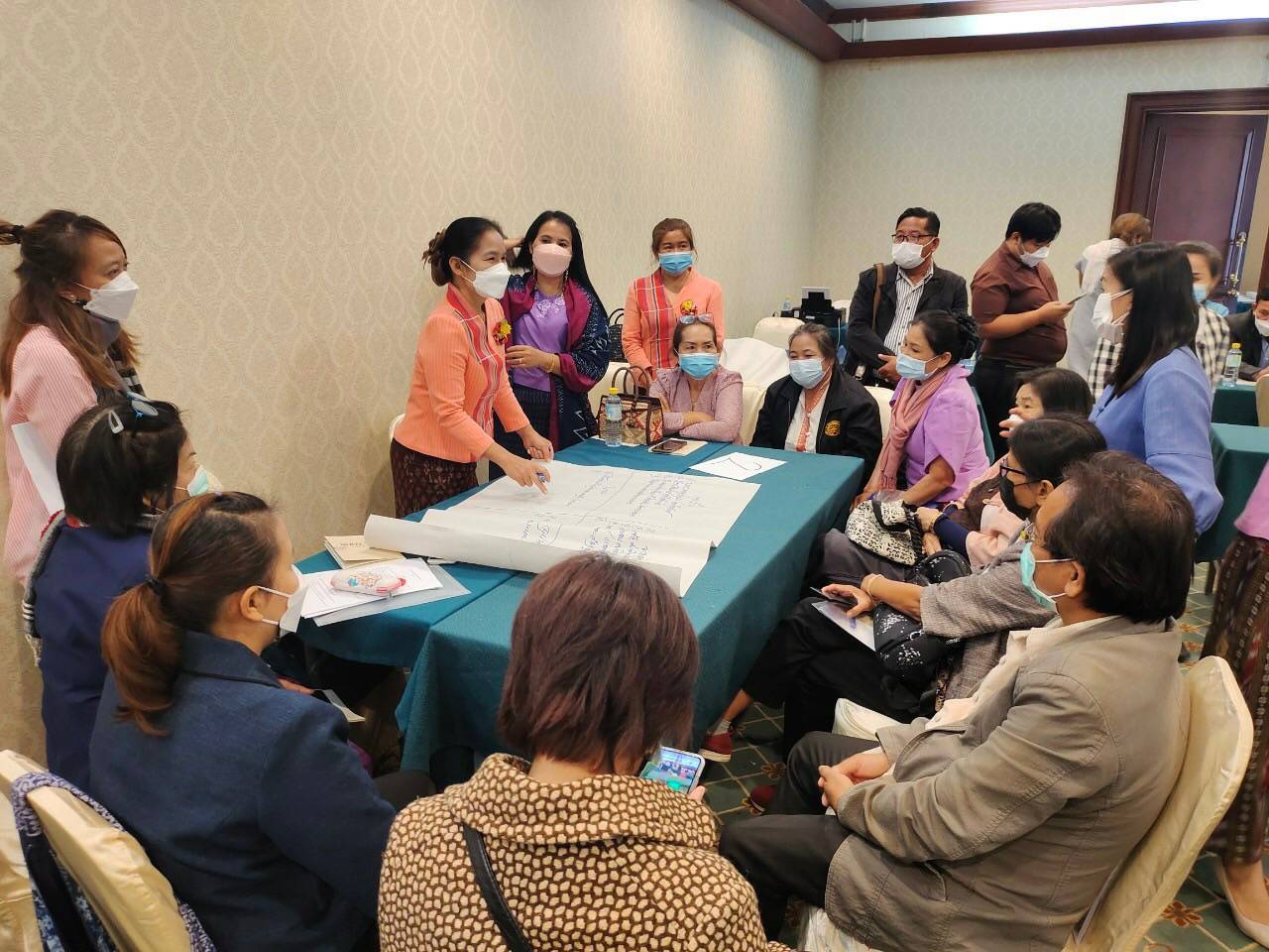 พช.ขอนแก่น : ประชุมเชิงปฏิบัติการโครงการพัฒนาศักยภาพเครือข่าย OTOP
