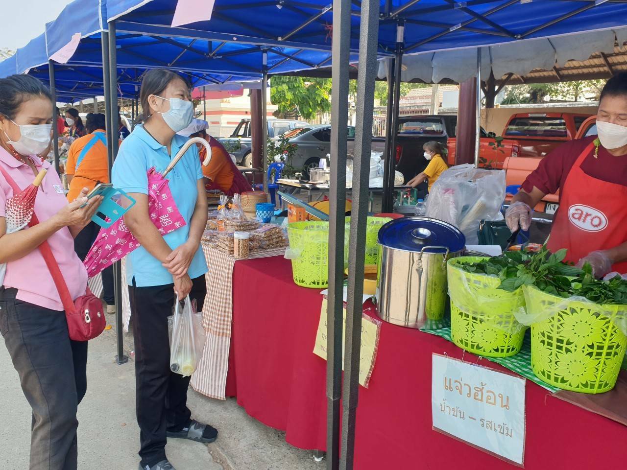 พช.ขอนแก่น : !!มาตามนัด!!ตามคำเรียกร้อง ตลาดนัดชุมชน ประชาสุขใจ สู้ภัย COVID -19