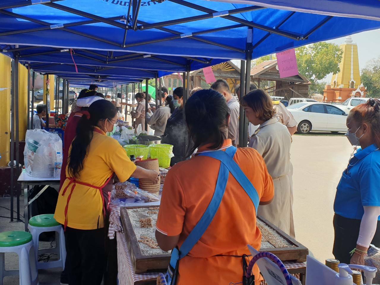 พช.ขอนแก่น : !!มาตามนัด!!ตามคำเรียกร้อง ตลาดนัดชุมชน ประชาสุขใจ สู้ภัย COVID -19