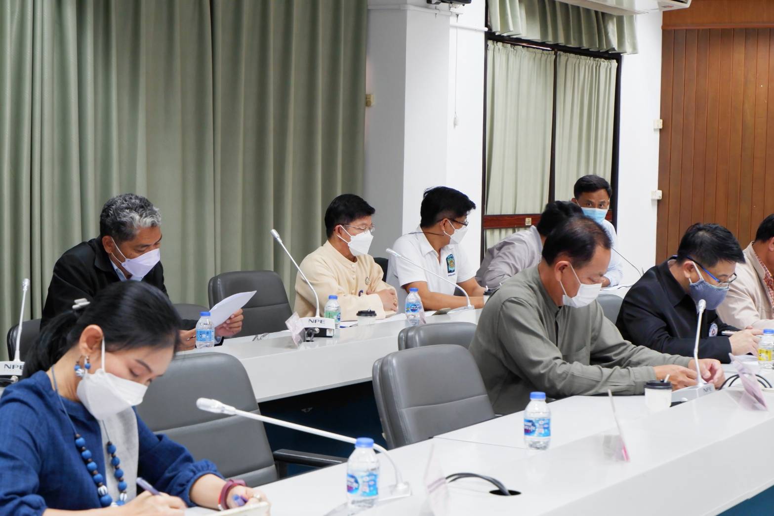 พช.ขอนแก่น : ร่วมประชุมคณะกรรมการร่วมภาครัฐและเอกชนเพื่อพัฒนาและแก้ไขปัญหาทางเศรษฐกิจ จังหวัดขอนแก่น (กรอ.จังหวัดขอนแก่น) ครั้งที่ 1 ประจำปีงบประมาณ พ.ศ. 2565