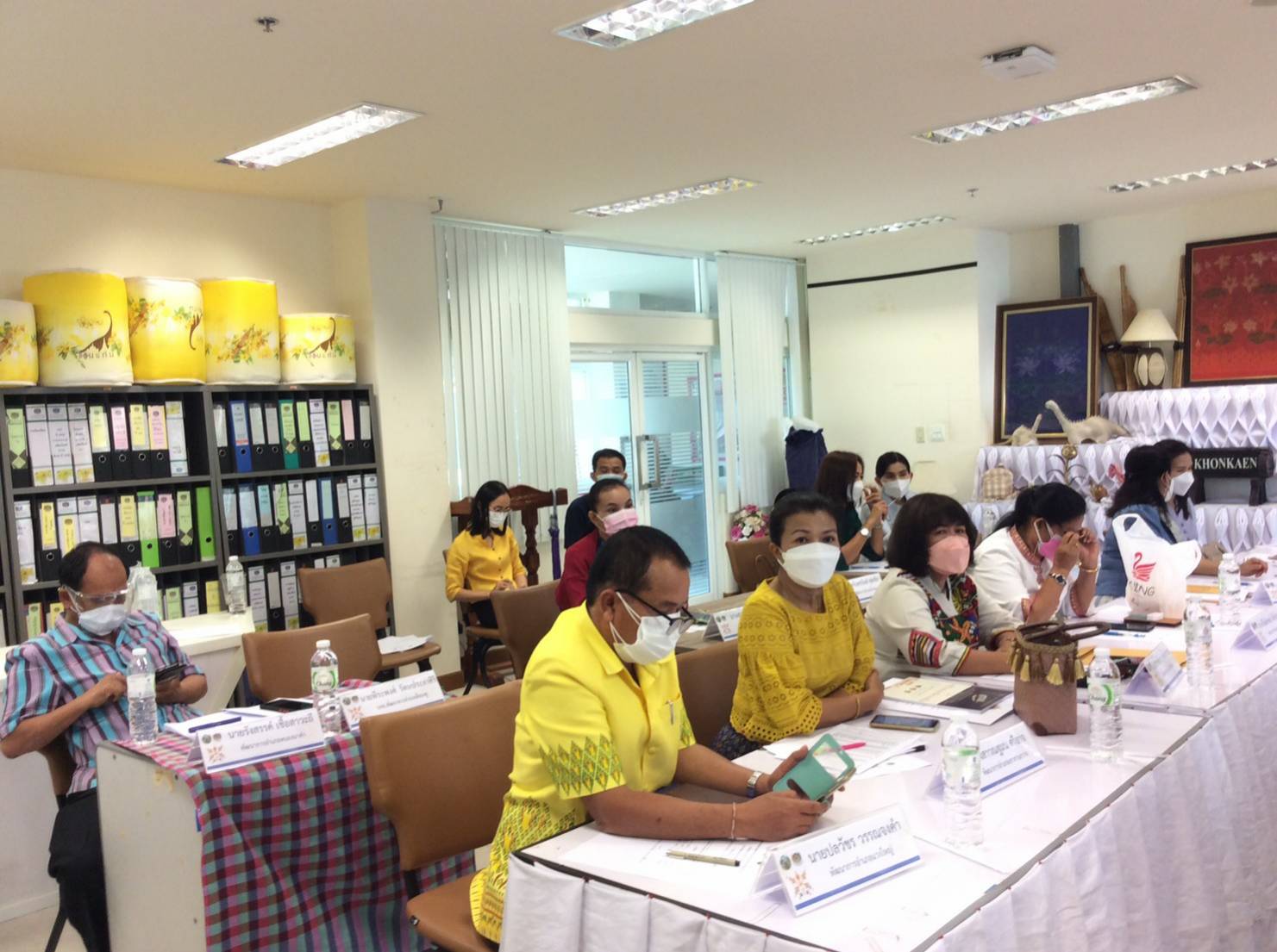 พช.ขอนแก่น : ร่วมประชุมเชิงปฏิบัติการตรวจติดตามผลการดำเนินงานของหน่วยรับตรวจรายไตรมาส ครั้งที่ 2/2565 เขตตรวจราชการที่ 12 กลุ่มจังหวัดภาคตะวันออกเฉียงเหนือตอนกลาง