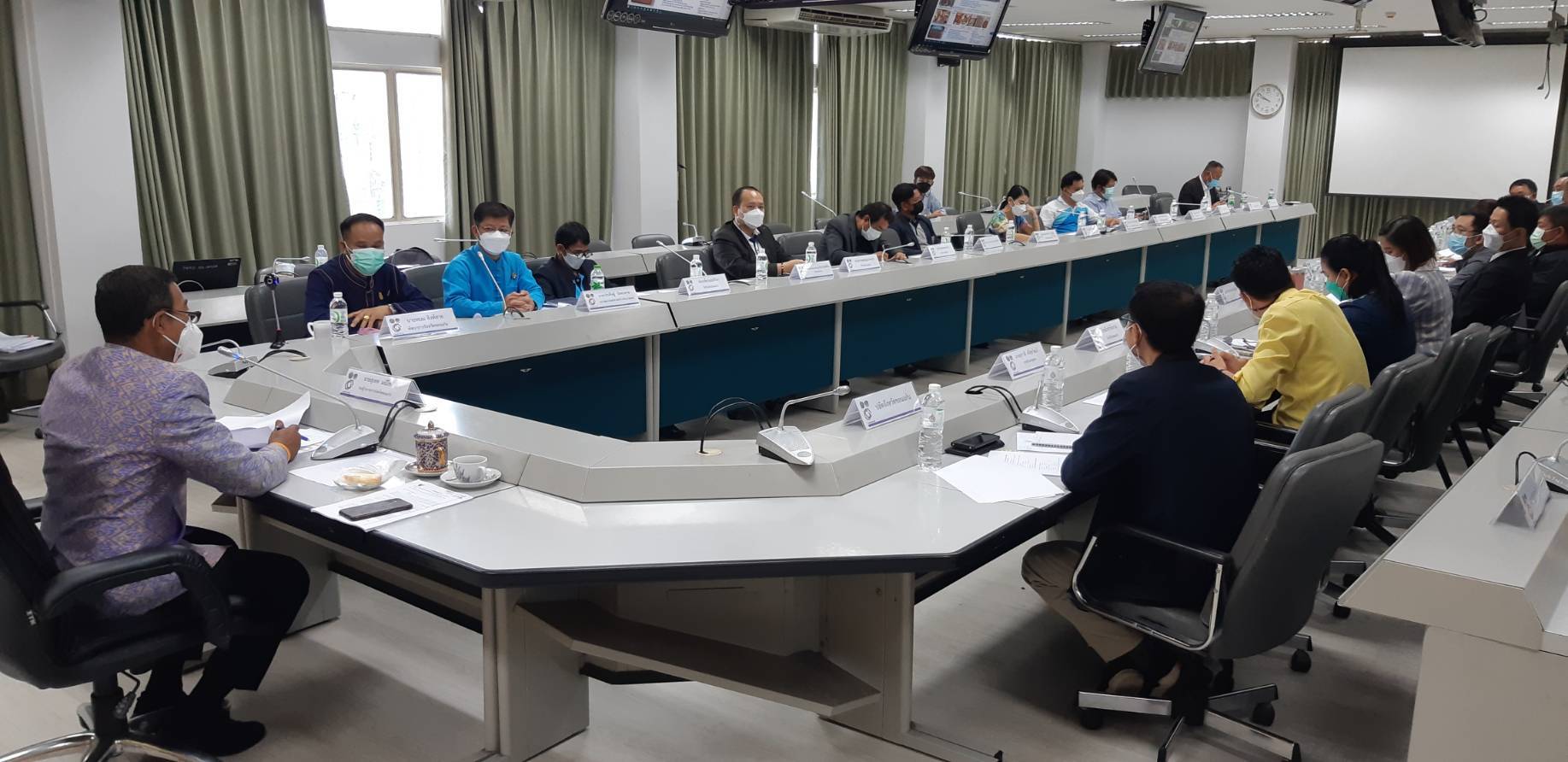 จังหวัดขอนแก่น : ประชุมคณะกรรมการประสานและขับเคลื่อนนโยบายสานพลังประชารัฐประจำจังหวัด (คสป.) ครั้งที่ 1/2565