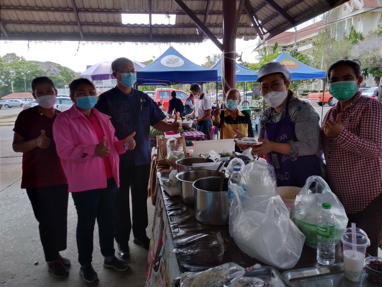 พช.ขอนแก่น : ยังเดินหน้าขับเคลื่อนตลาดนัดชุมชนประชารัฐสุขใจ สู้ภัย COVID-19 อย่างต่อเนื่อง
