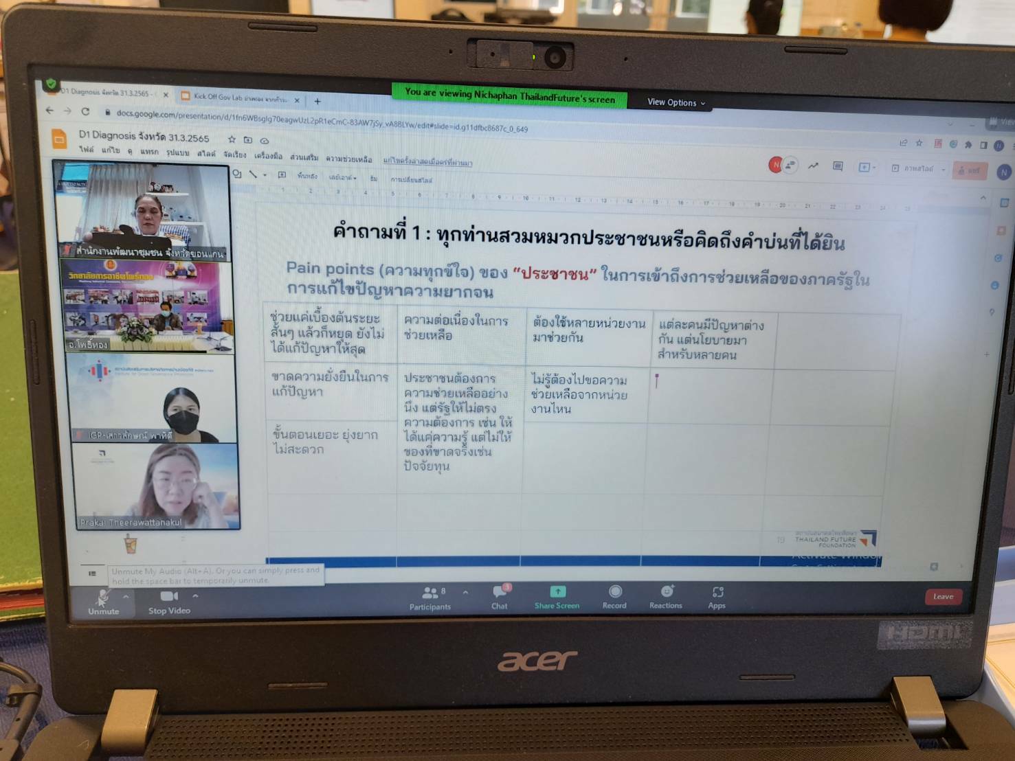 พช.ขอนแก่น : ร่วมประชุมต้นแบบนวัตกรรมด้านการบริการภาครัฐ ในระดับจังหวัด ครั้งที่ 1 DIAGNOSIS ตามโครงการพัฒนานวัตกรรมงานบริการภาครัฐ ปีงบประมาณ พ.ศ. 2565