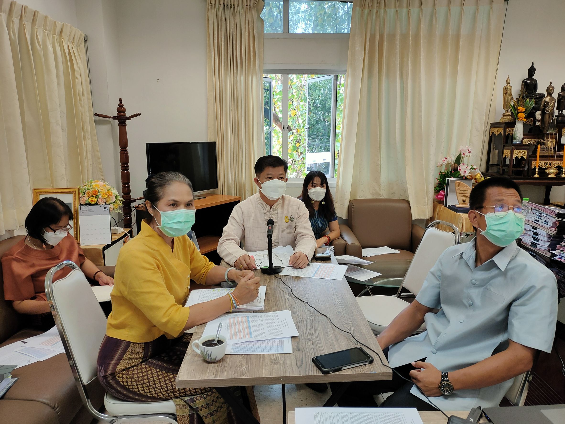 พช.ขอนแก่น : ประชุมเร่งรัดการเบิกจ่ายงบประมาณตามแผนการปฏิบัติงานและแผนการใช้จ่ายงบประมาณ ประจำปีงบประมาณ พ.ศ. 2565