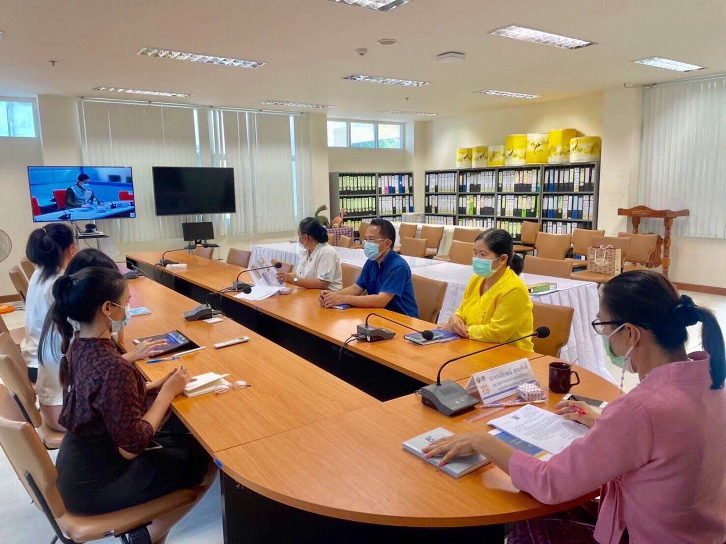 พช.ขอนแก่น ประชุมชี้แนวแนวทางการคัดเลือกหน่วยงานต้นแบบการขับเคลื่อนนโยบายสำคัญของกรมการพัฒนาชุมชน ประจำปี พ.ศ. 2565 (CDD Policy Award 2022)