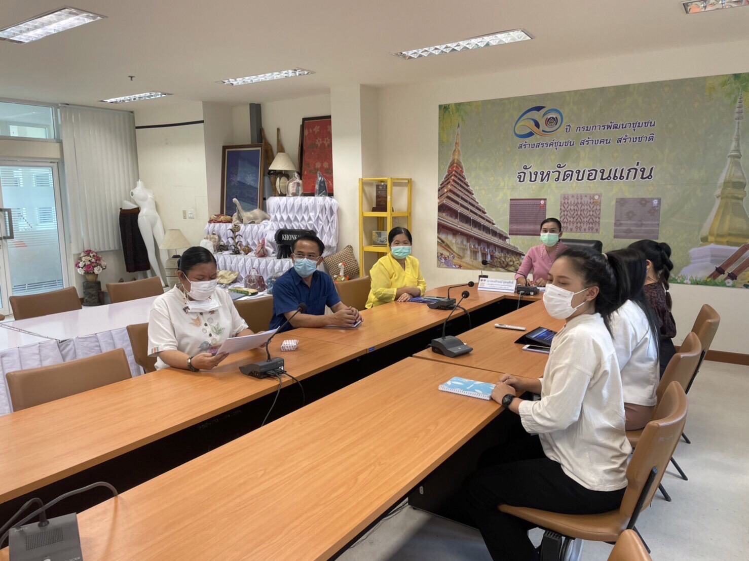 พช.ขอนแก่น ประชุมชี้แนวแนวทางการคัดเลือกหน่วยงานต้นแบบการขับเคลื่อนนโยบายสำคัญของกรมการพัฒนาชุมชน ประจำปี พ.ศ. 2565 (CDD Policy Award 2022)