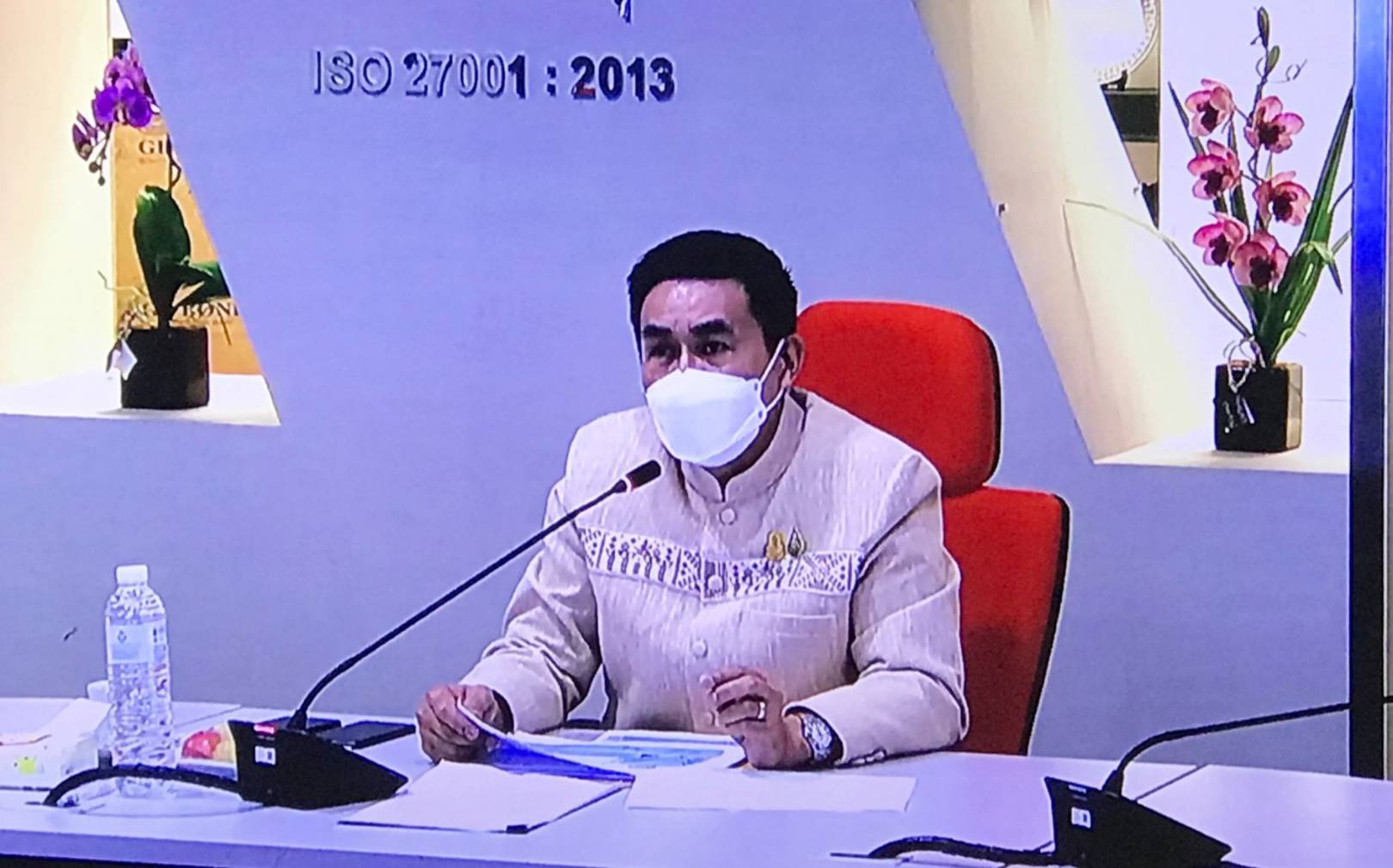 พช. ขอนแก่น : ร่วมประชุมการชี้แจงแนวทางการดำเนินงานโครงการพัฒนาชุมชนใสสะอาด ประจำปีงบประมาณ พ.ศ. 2565 ผ่านระบบวีดีทัศน์ทางไกล (Video Conference)