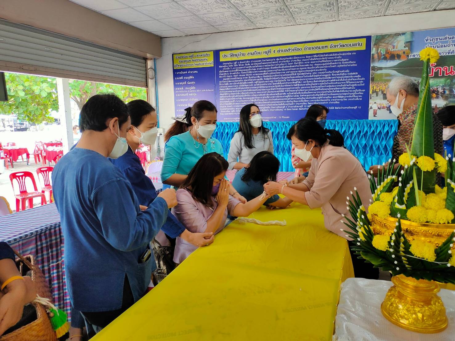 พช.ขอนแก่น : ประชุมผู้บริหารและนักวิชาการพัฒนาชุมชนจังหวัดและอำเภอ (สัญจร) เพื่อติดตามและประสานงานในการขับเคลื่อนงานพัฒนาชุมชน ประจำเดือนเมษายน 2565