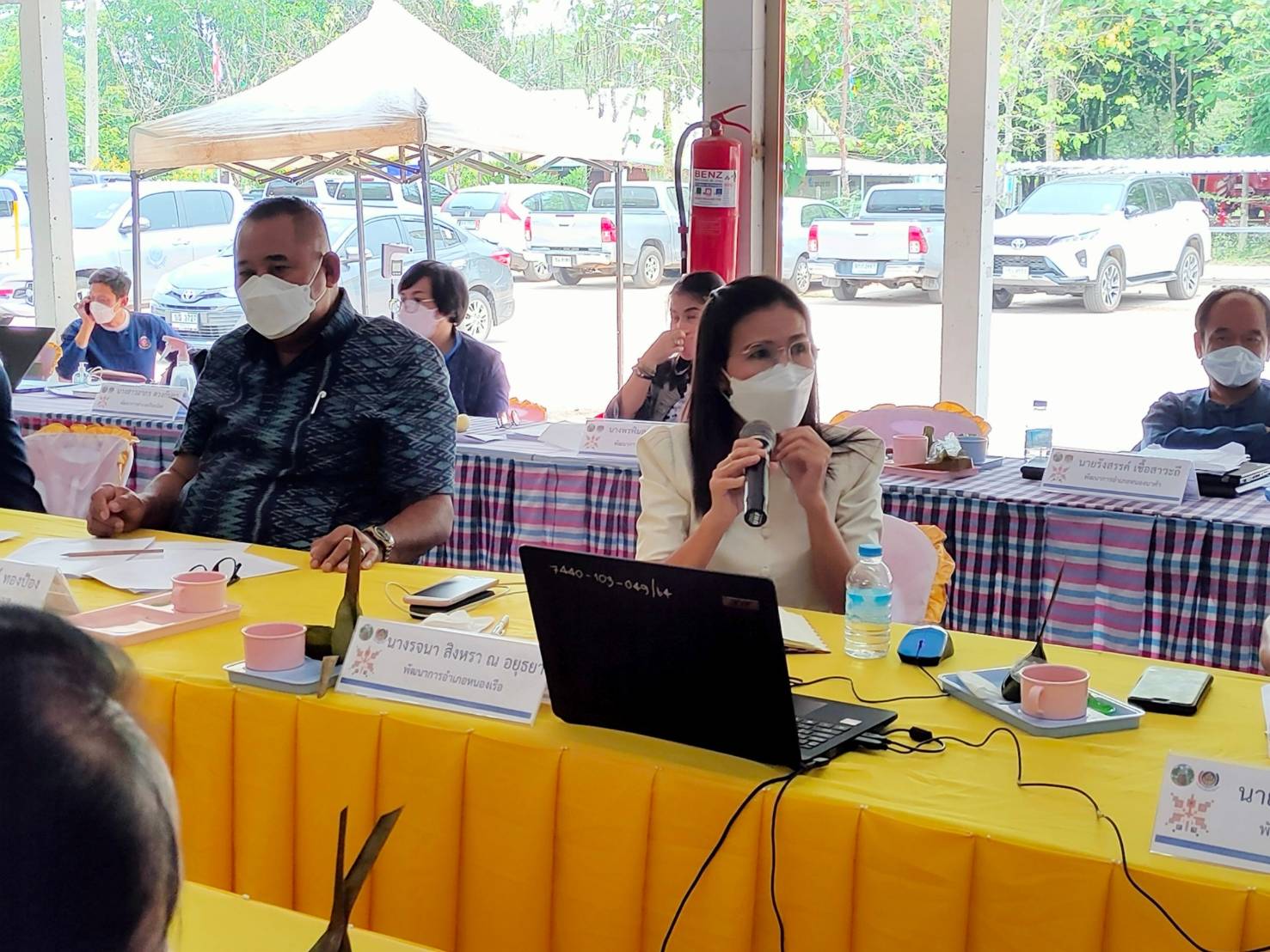 พช.ขอนแก่น : ประชุมผู้บริหารและนักวิชาการพัฒนาชุมชนจังหวัดและอำเภอ (สัญจร) เพื่อติดตามและประสานงานในการขับเคลื่อนงานพัฒนาชุมชน ประจำเดือนเมษายน 2565