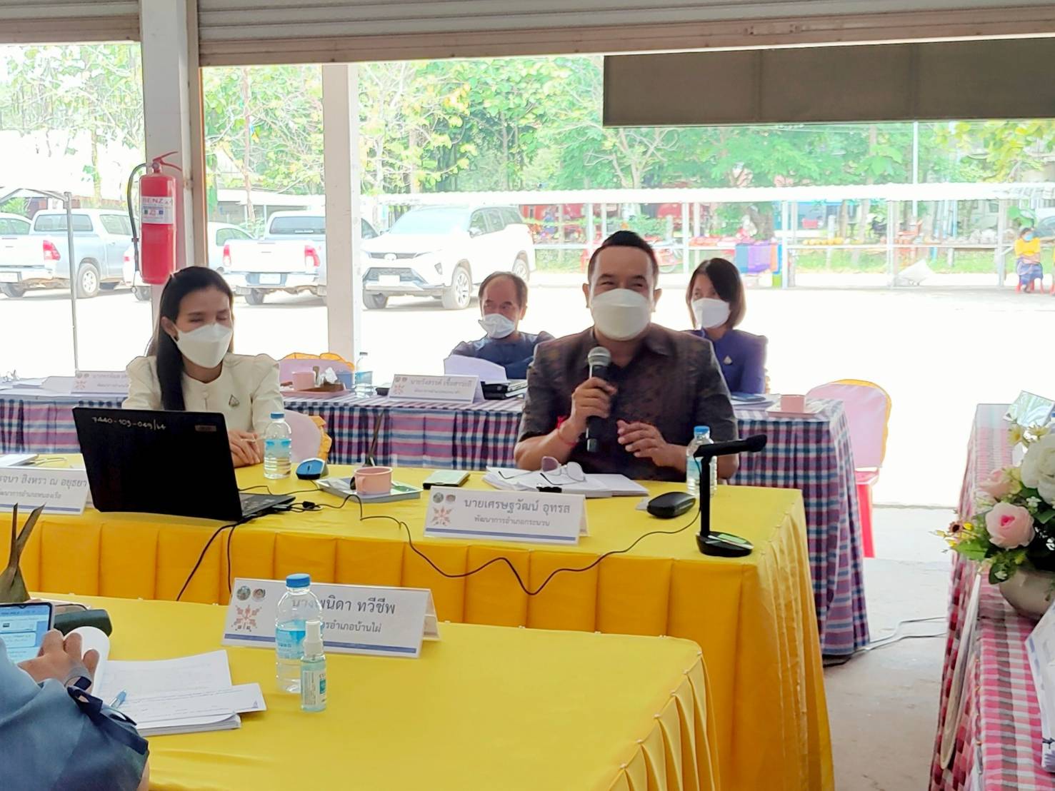 พช.ขอนแก่น : ประชุมผู้บริหารและนักวิชาการพัฒนาชุมชนจังหวัดและอำเภอ (สัญจร) เพื่อติดตามและประสานงานในการขับเคลื่อนงานพัฒนาชุมชน ประจำเดือนเมษายน 2565