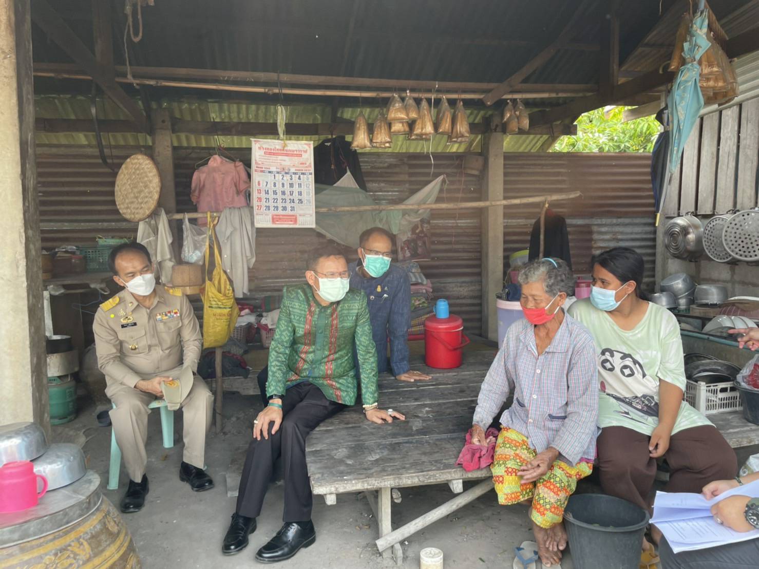 พช.ขอนแก่น : นายวสันต์ ชิงชนะ ผู้ตรวจราชการกรมการพัฒนาชุมชน เขตตรวจราชการที่ 12 ลงพื้นที่ติดตามผลการขับเคลื่อนงานการขจัดความยากจนและพัฒนาคนทุกช่วงวัยอย่างยั่งยืน ตามหลักปรัชญาของเศรษฐกิจพอเพียง และการขับเคลื่อนงานตามภารกิจสำคัญของกรมการพัฒนาชุมชน ปี 2565 จังหวัดขอนแก่น